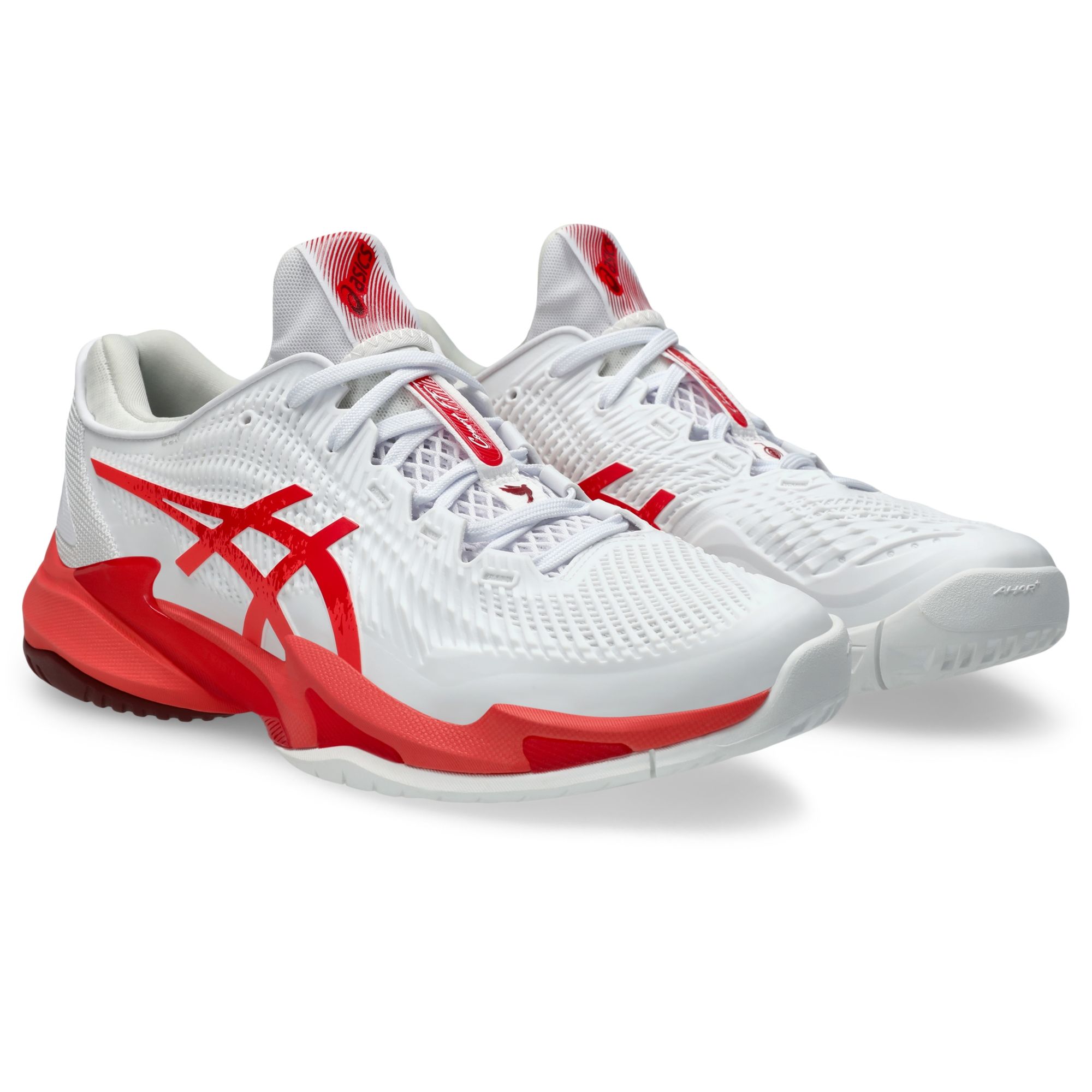 ASICS COURT FF 3 NOVAK - White / Electric Red