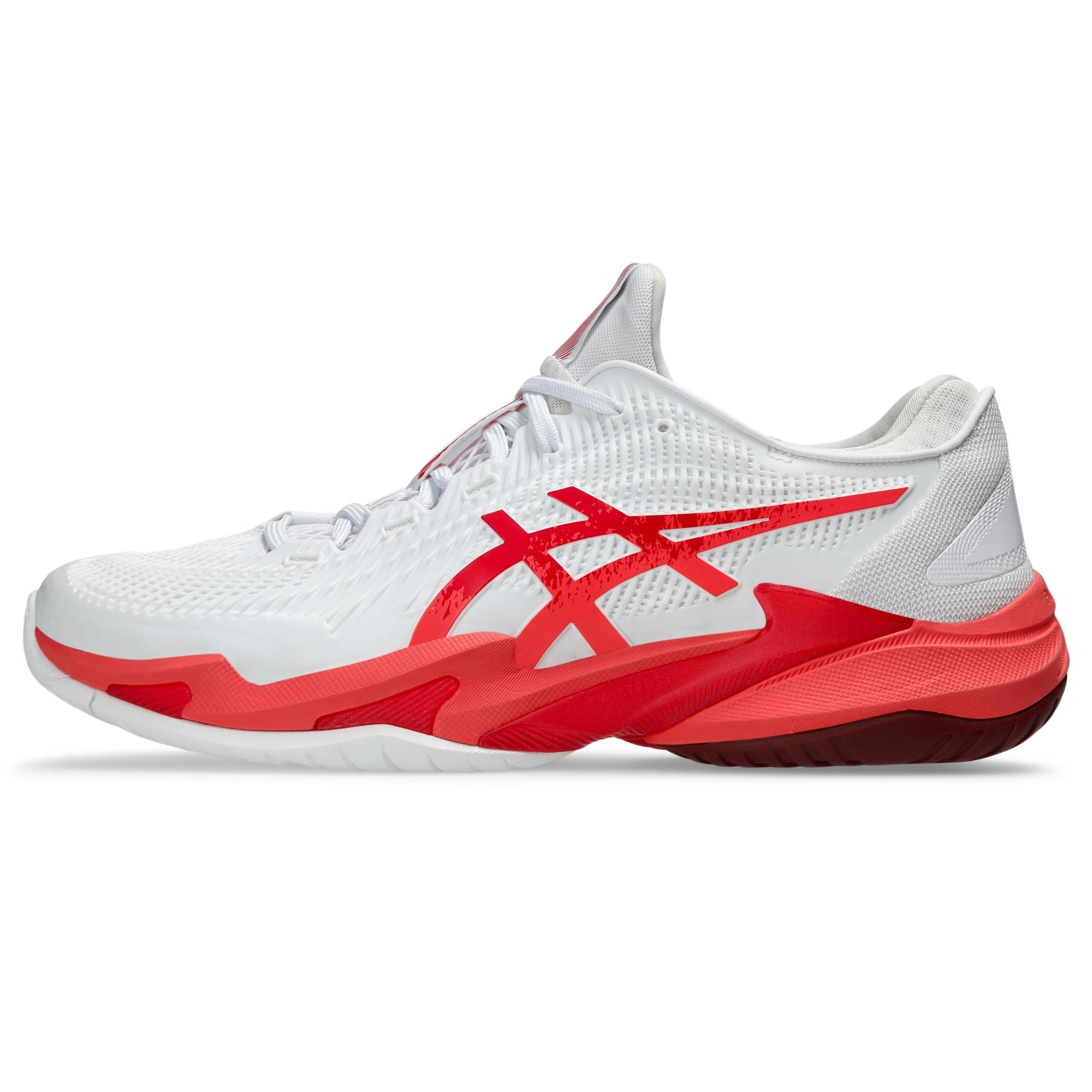 ASICS COURT FF 3 NOVAK - White / Electric Red
