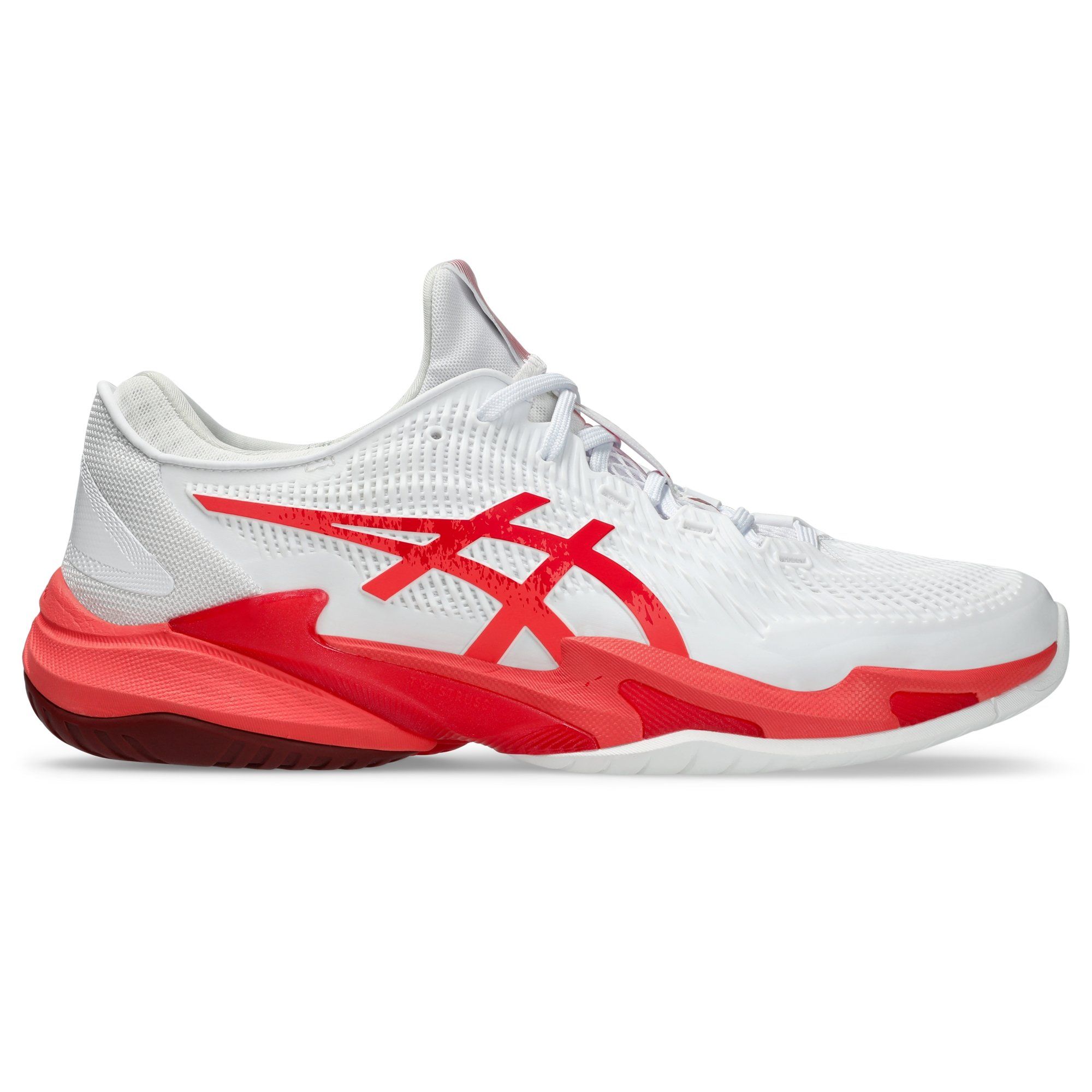 ASICS COURT FF 3 NOVAK - White / Electric Red
