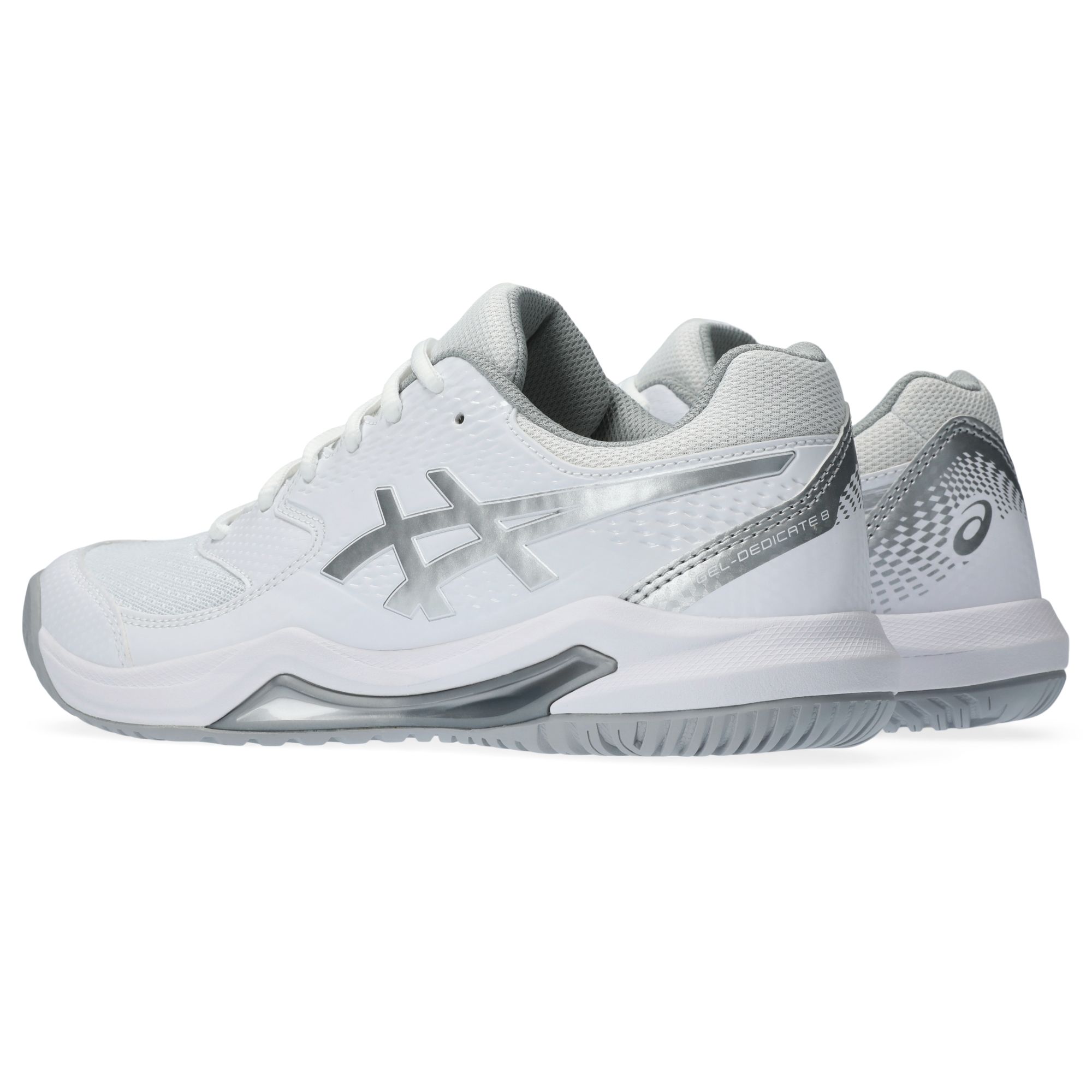 ASICS GEL-DEDICATE 8 - White / Pure Silver