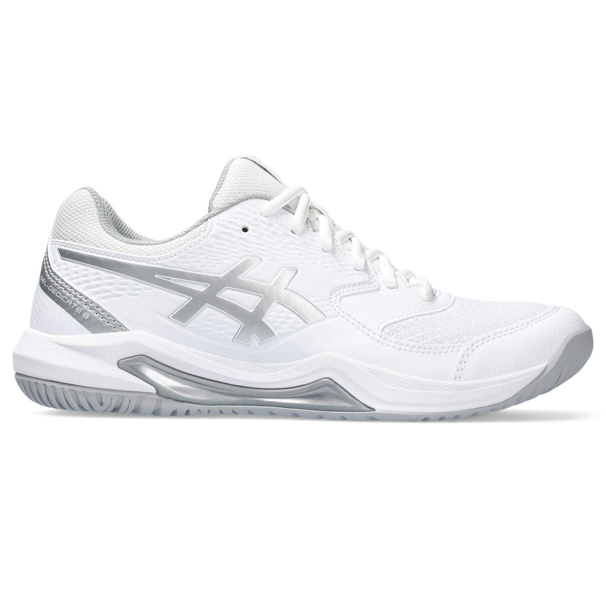 ASICS GEL-DEDICATE 8 - White / Pure Silver