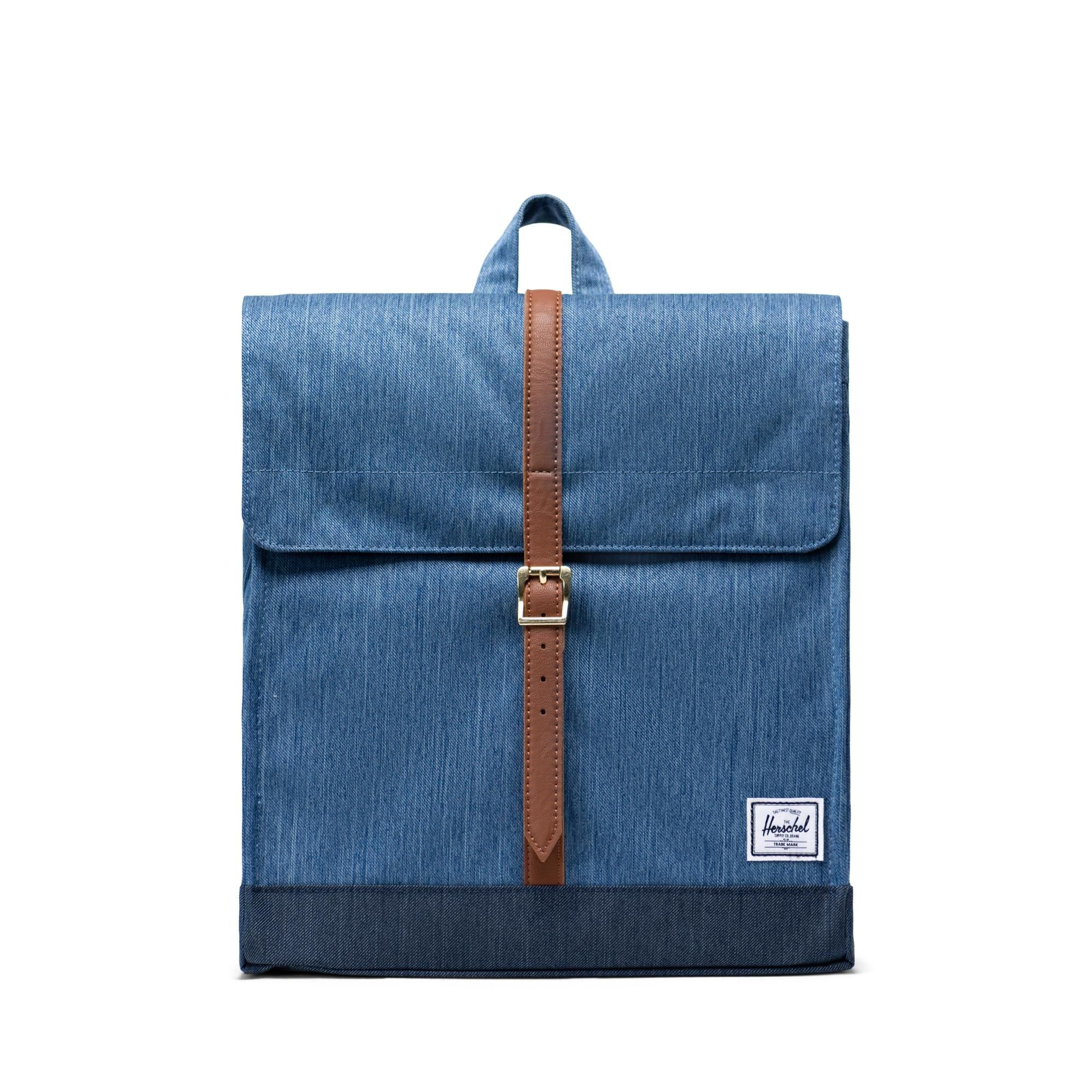 Herschel City Backpack | Mid-Volume - Faded Denim/Indigo Denim