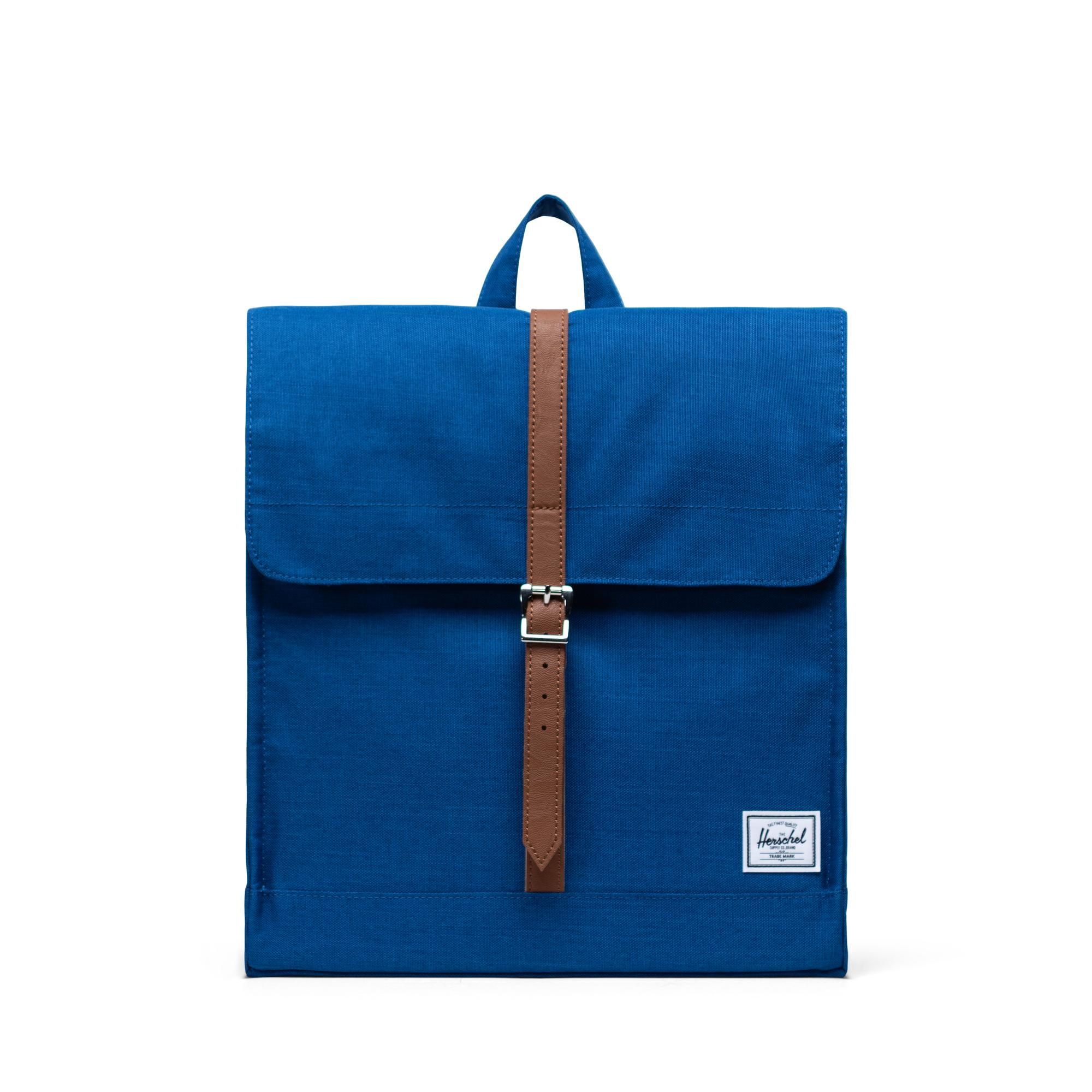 Herschel City Backpack | Mid-Volume - Monaco Blue Crosshatch