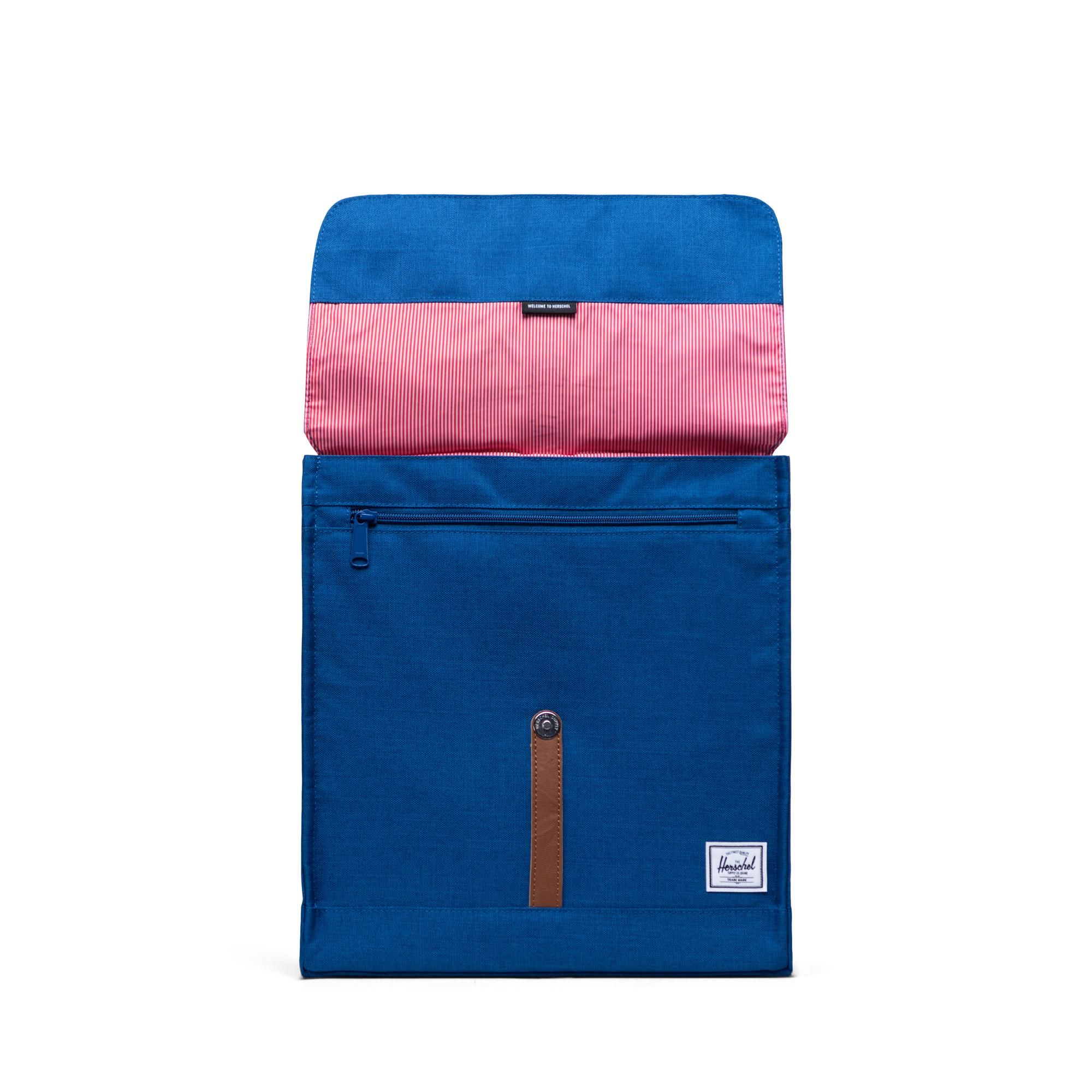 Herschel City Backpack | Mid-Volume - Monaco Blue Crosshatch