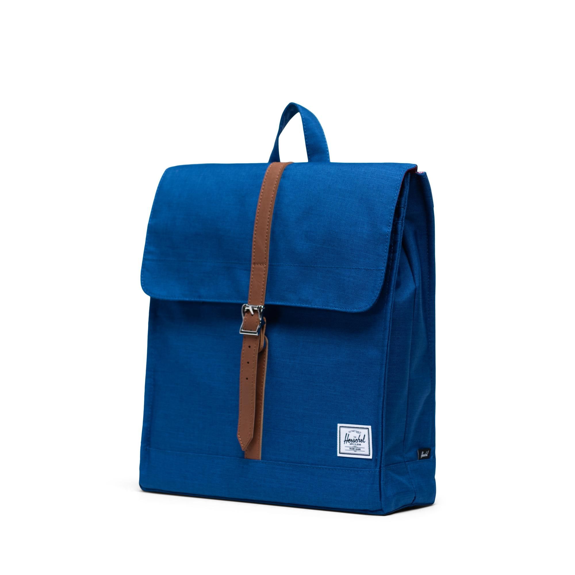 Herschel City Backpack | Mid-Volume - Monaco Blue Crosshatch