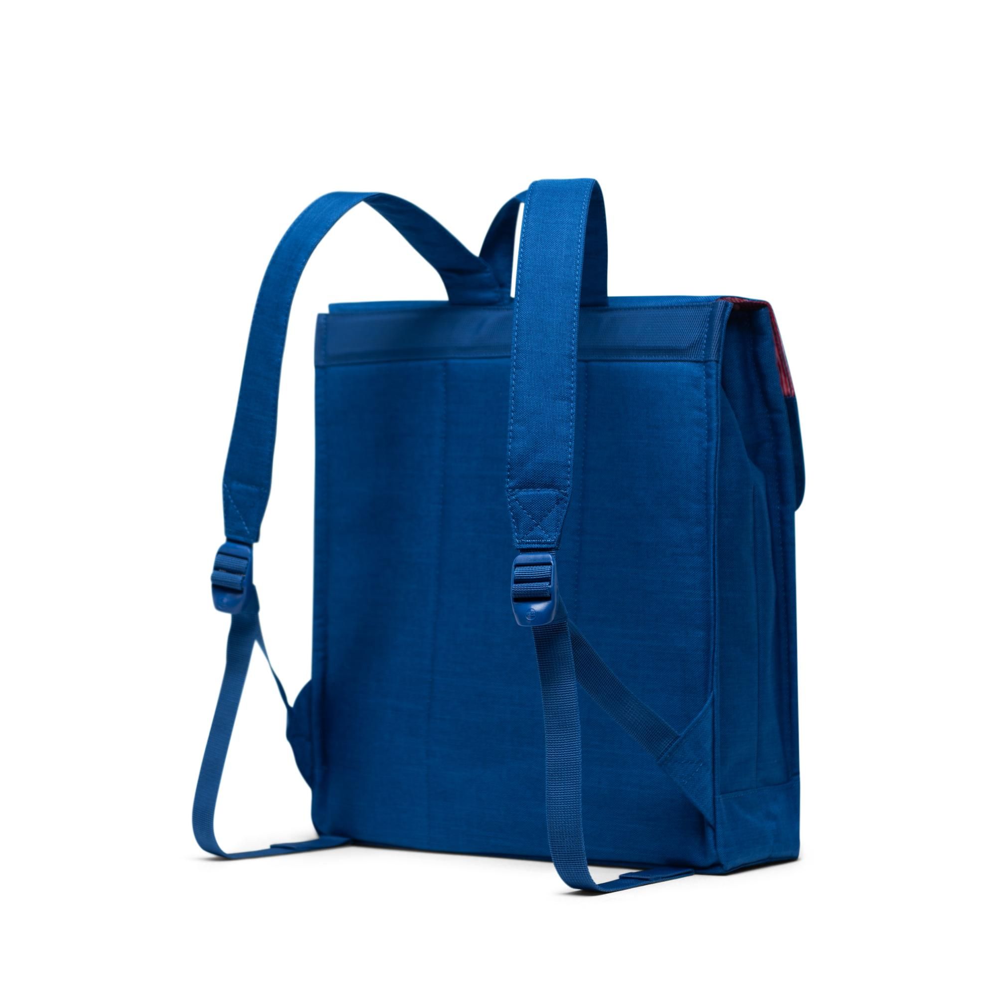 Herschel City Backpack | Mid-Volume - Monaco Blue Crosshatch
