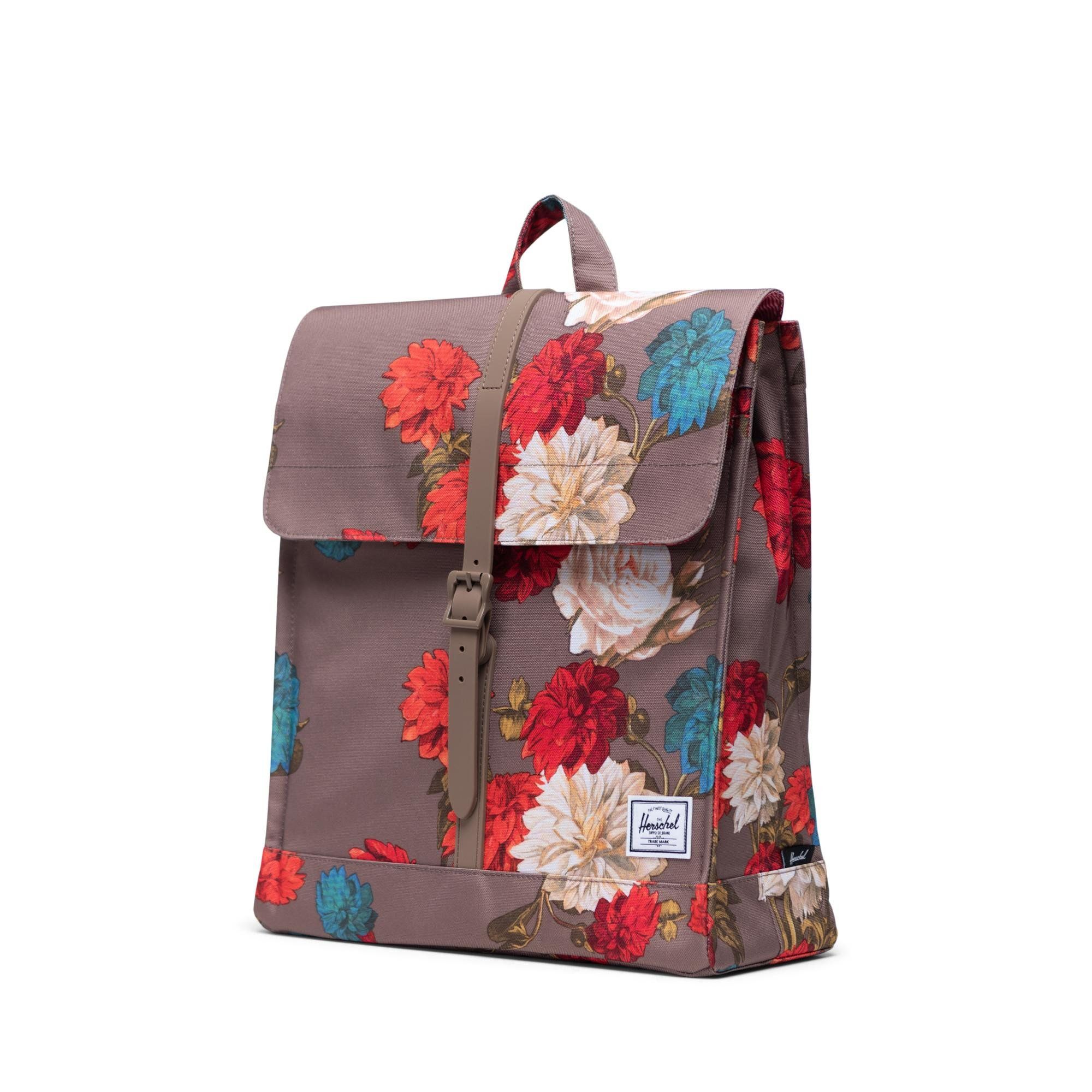 Herschel City Backpack | Mid-Volume - Vintage Floral/Pine Bark