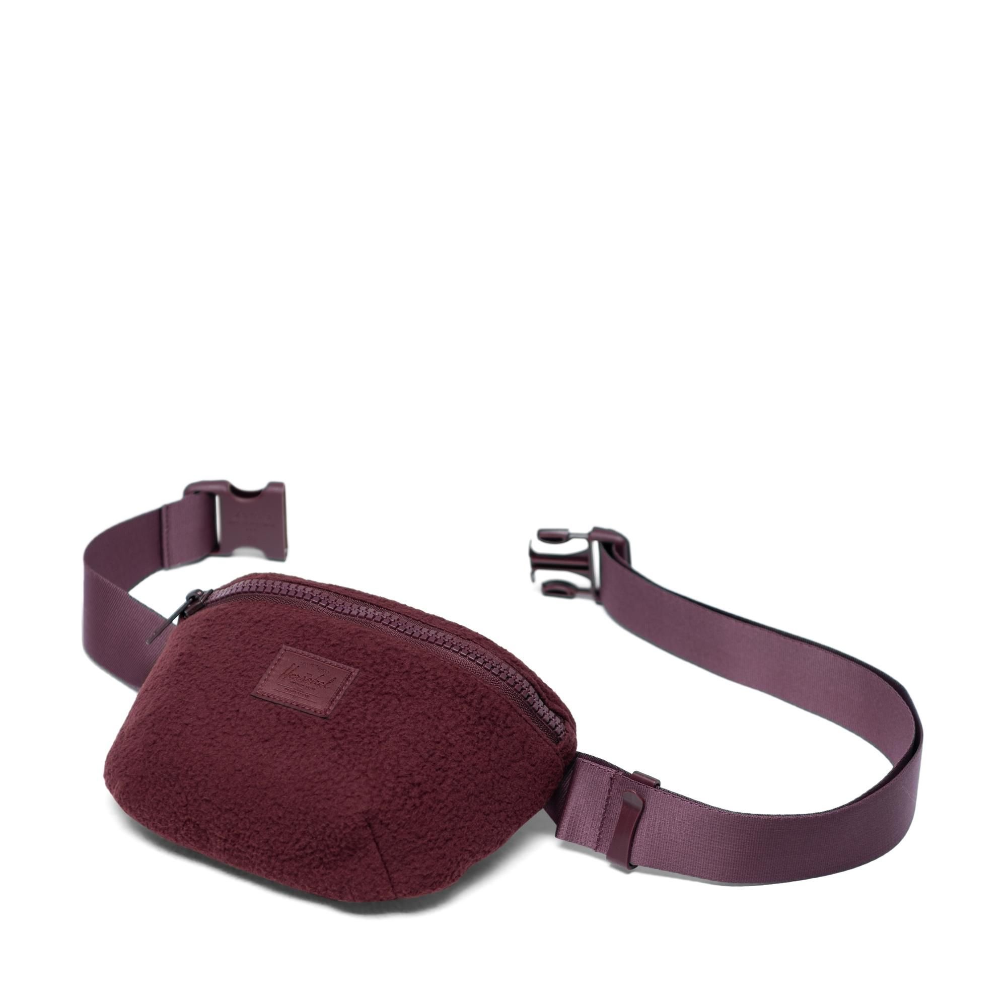 Herschel Fourteen Sherpa Fleece Waist Pack - Plum