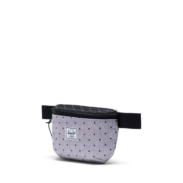  Herschel Fourteen Waist Pack - Polka Dot Crosshatch Grey/Black 