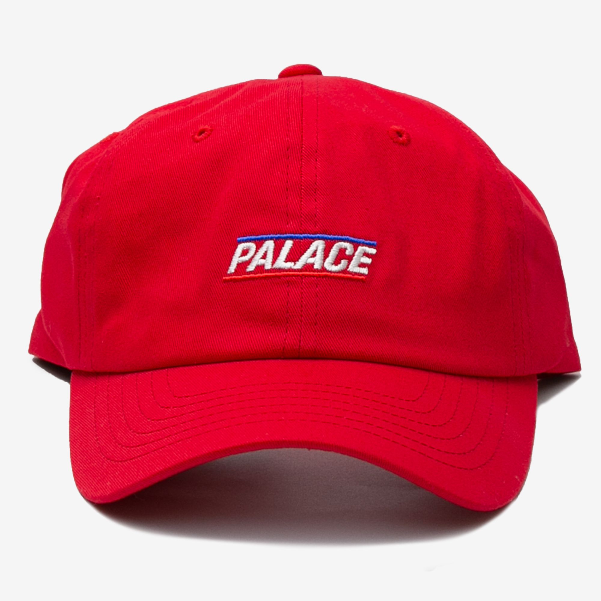  Palace Basically A Split 6-Panel Hat - Red 