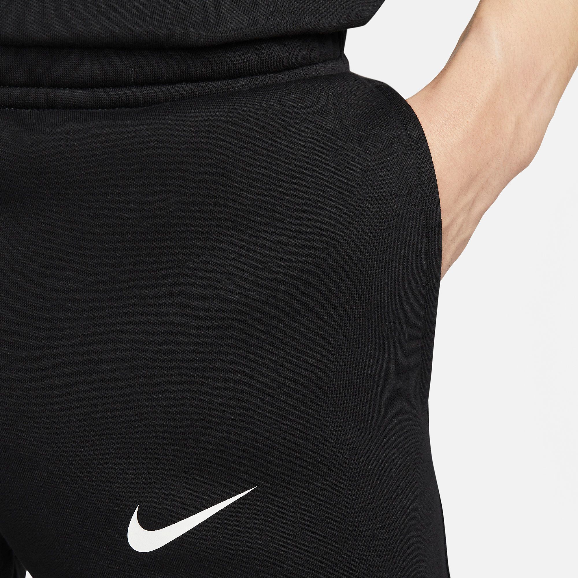 Nike Sportswear Logo Fleece Pants - Black