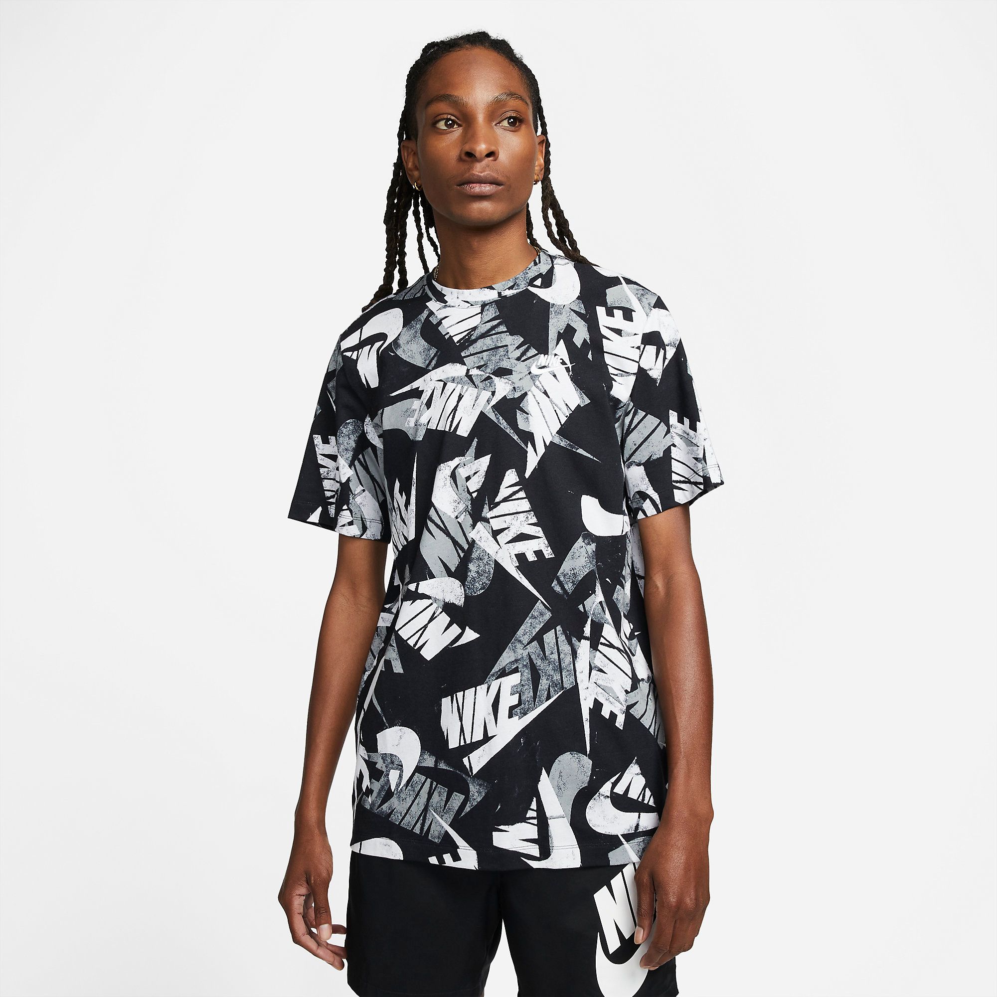 Nike Sportswear Printed T-Shirt - Black