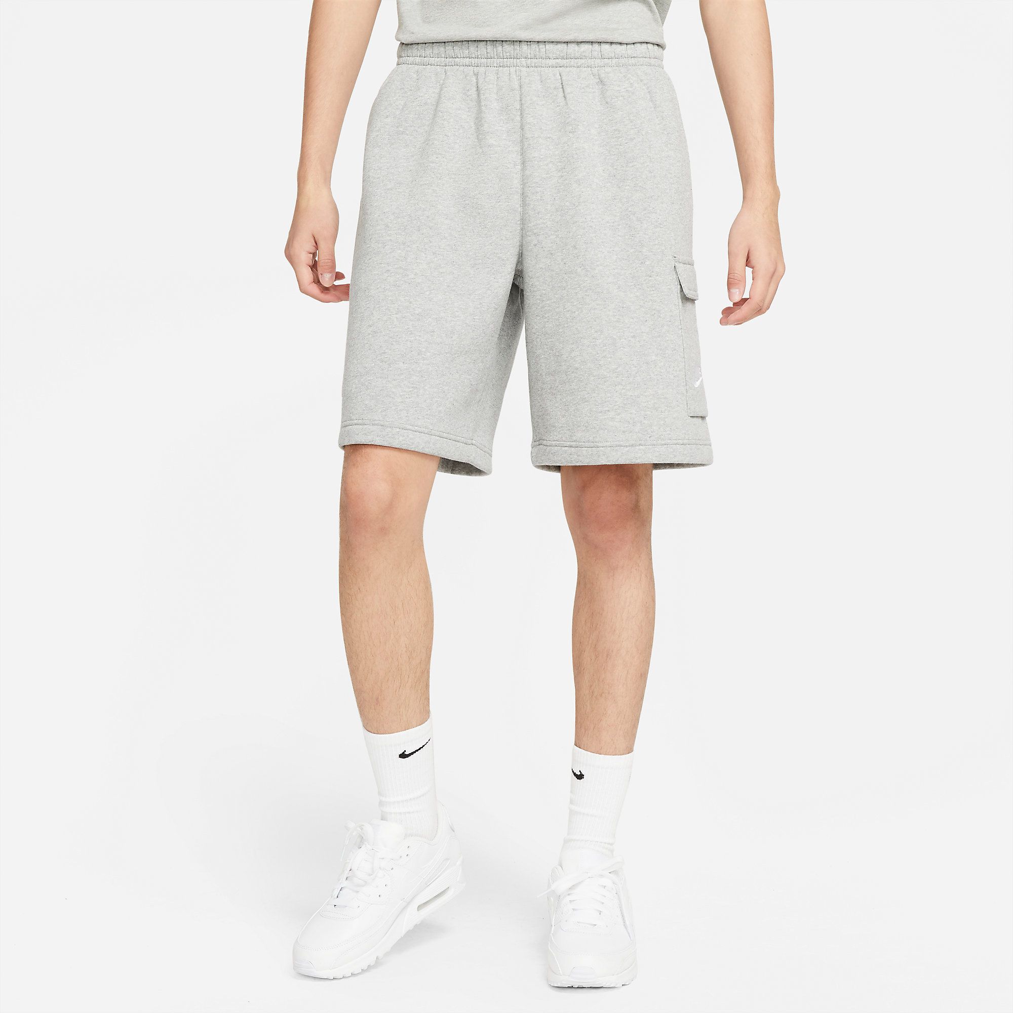  Nike Sportswear Club Cargo Shorts - Grey Heather 