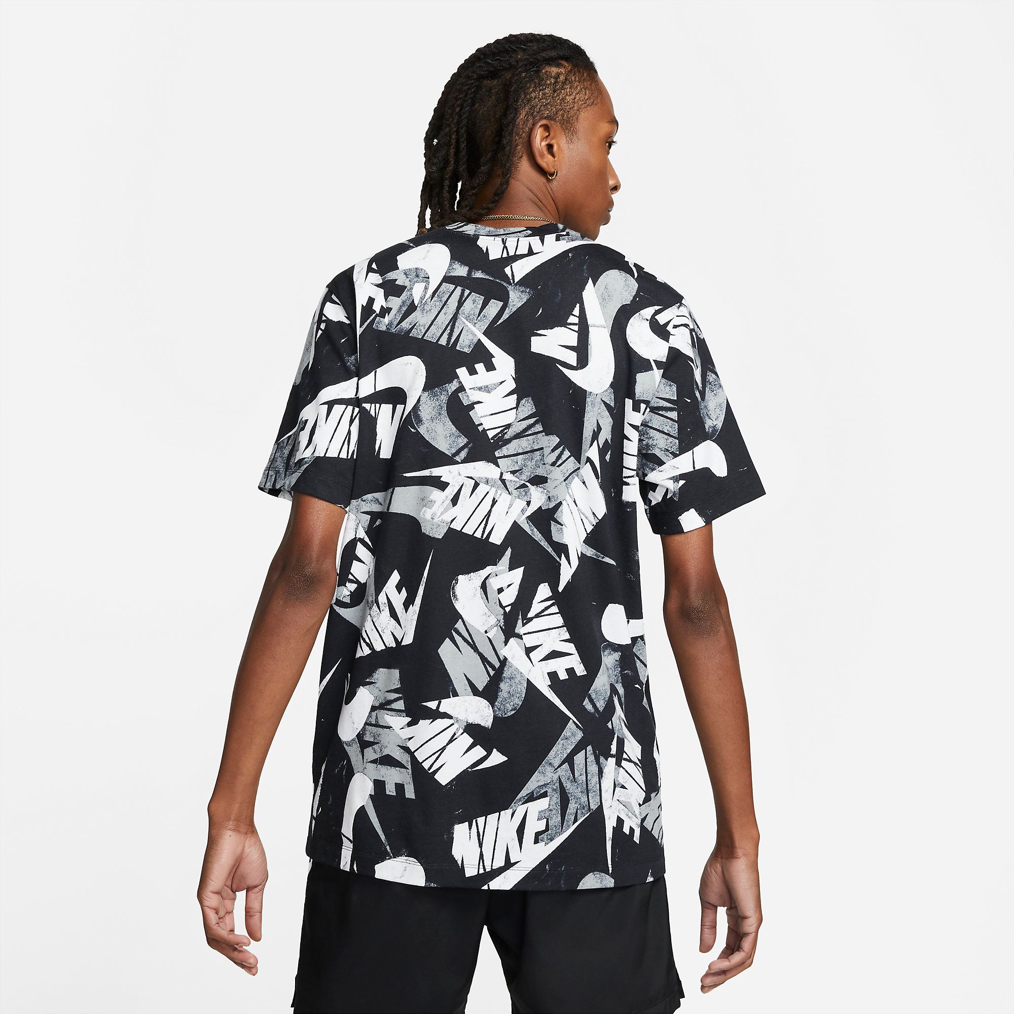 Nike Sportswear Printed T-Shirt - Black