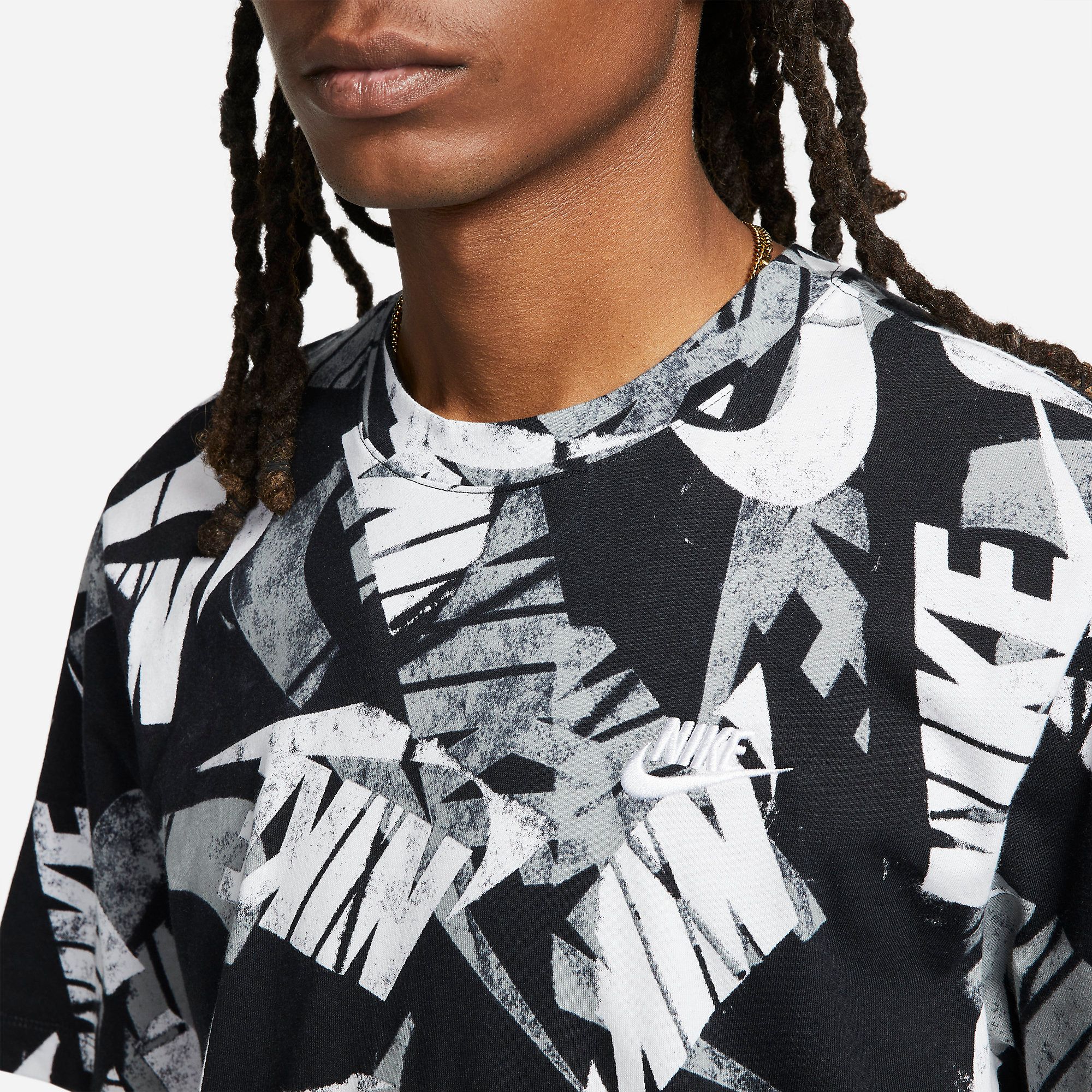 Nike Sportswear Printed T-Shirt - Black
