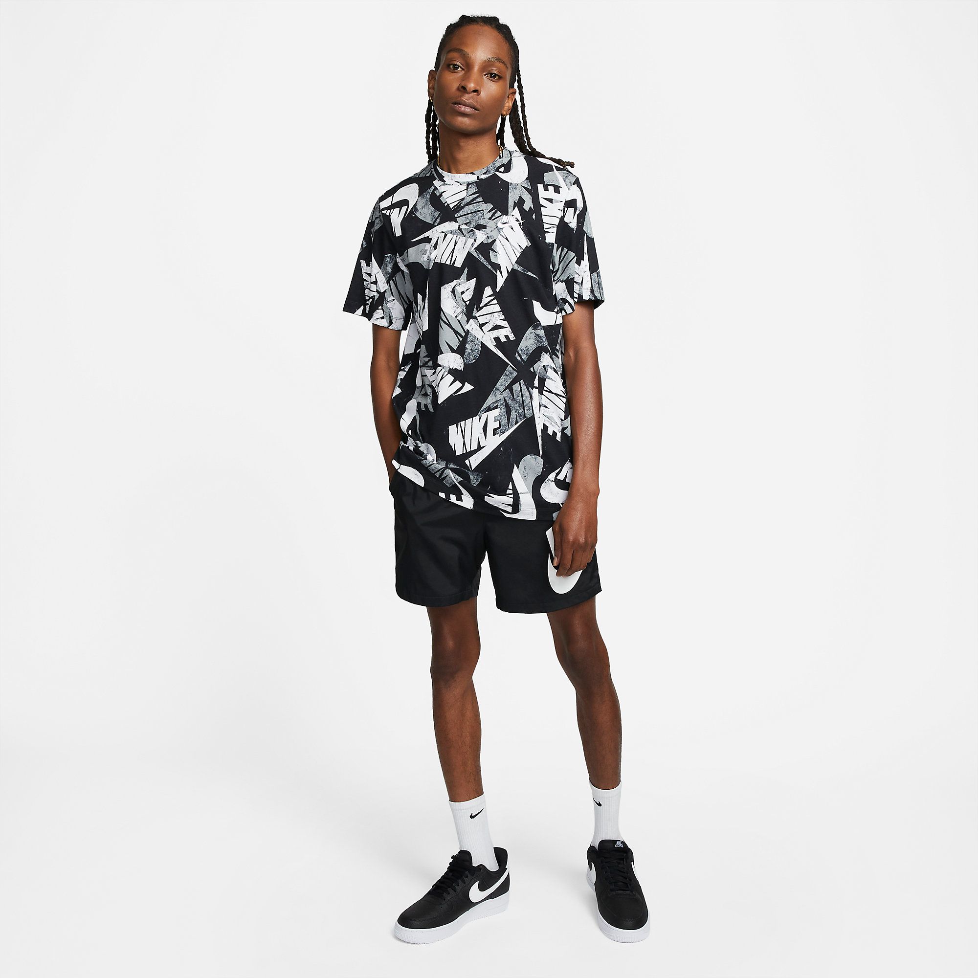 Nike Sportswear Printed T-Shirt - Black