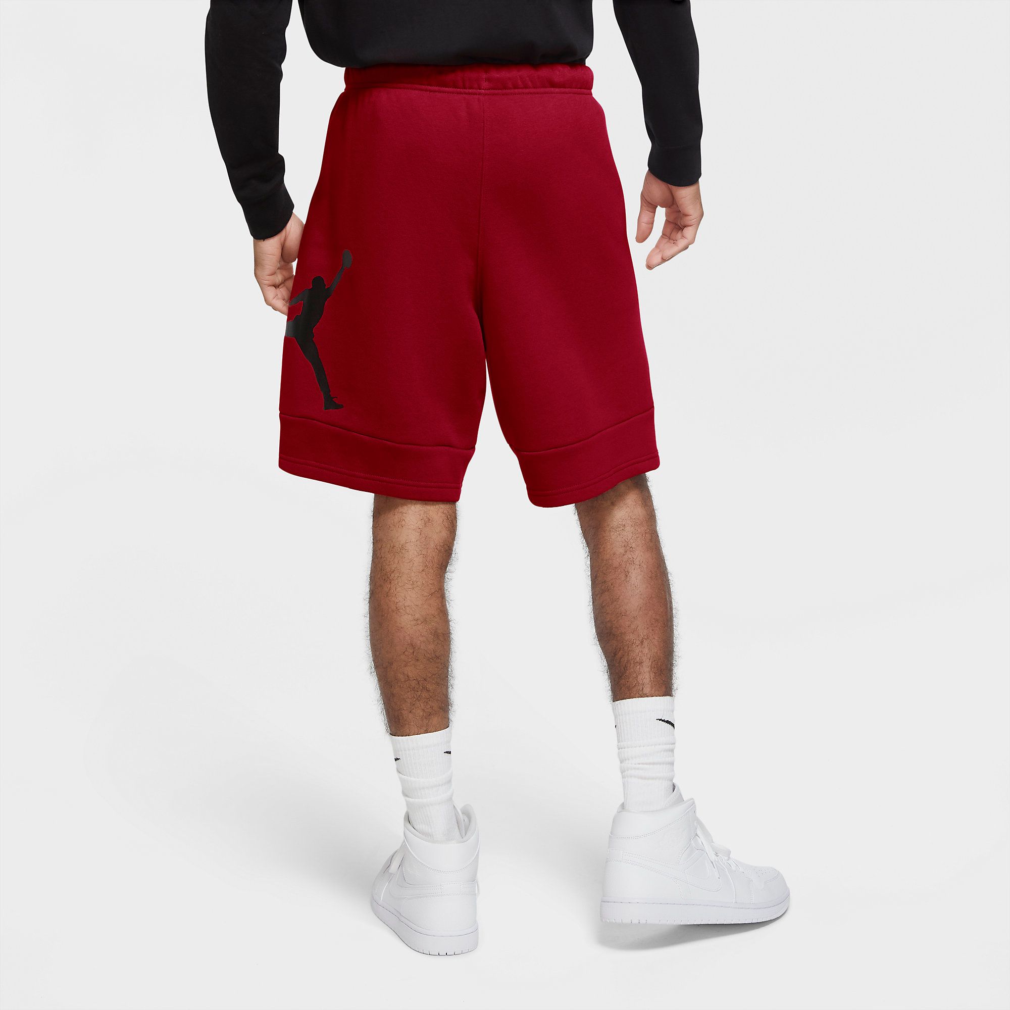  Jordan Jumpman Air Fleece Shorts - Gym Red 
