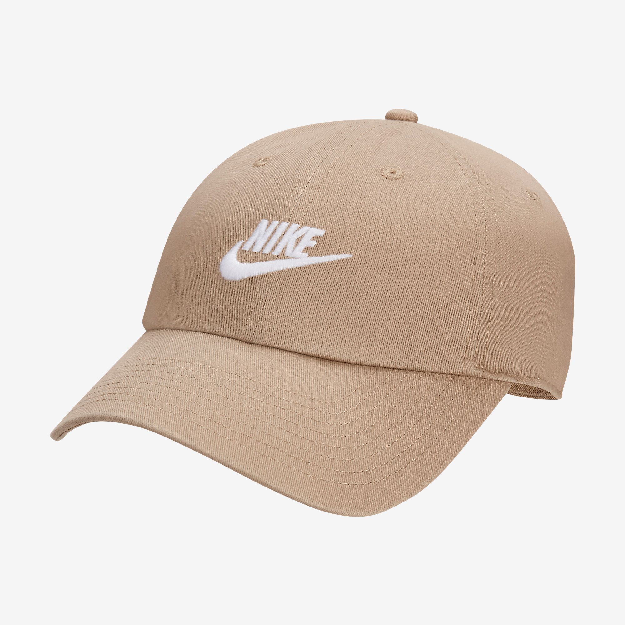 Nike Club Unstructured Futura Wash Cap - Khaki 