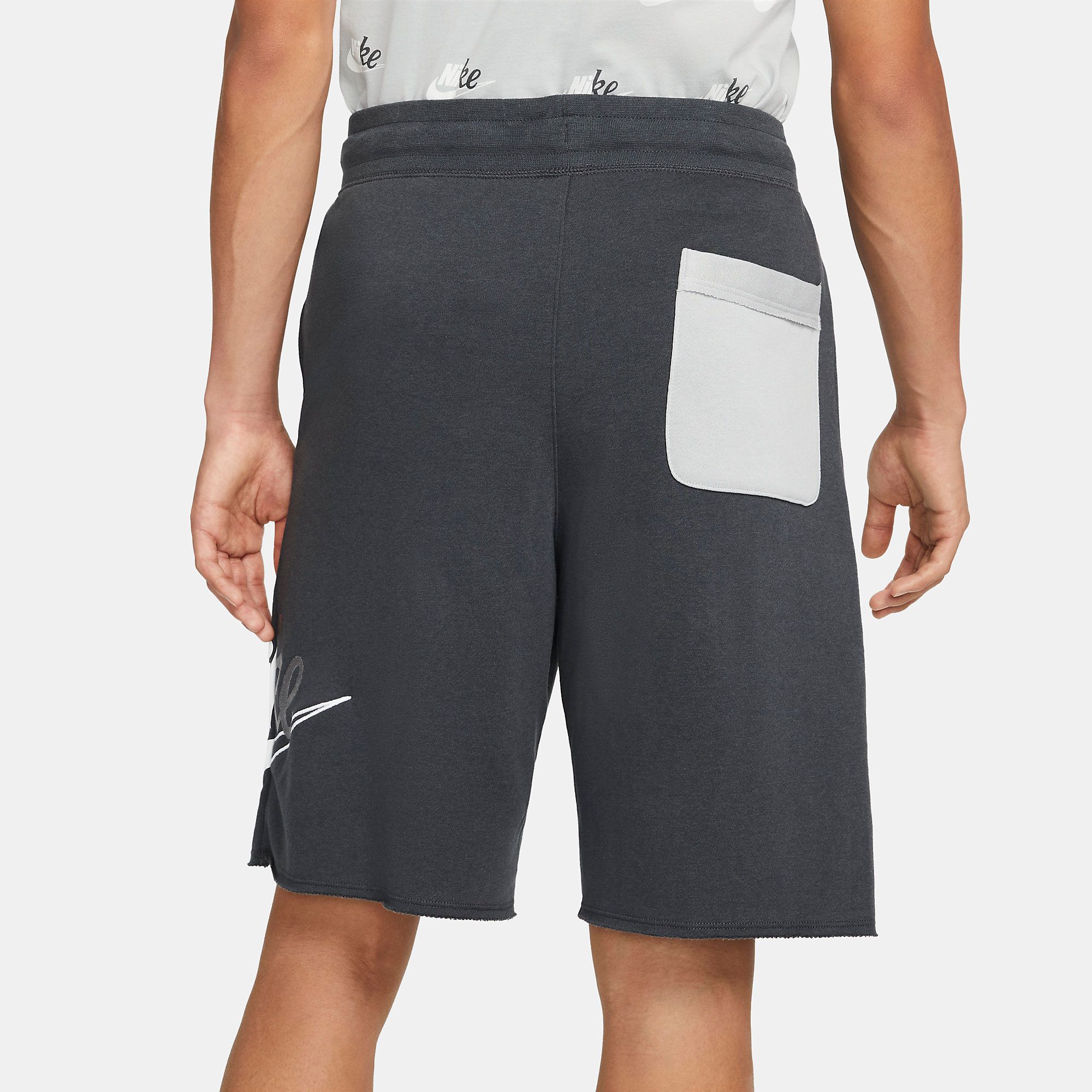  Nike French Terry Shorts - Dark Grey 