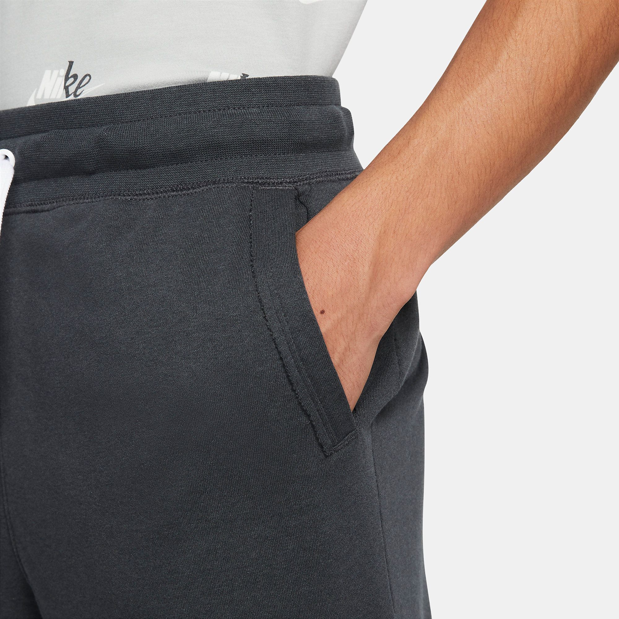  Nike French Terry Shorts - Dark Grey 