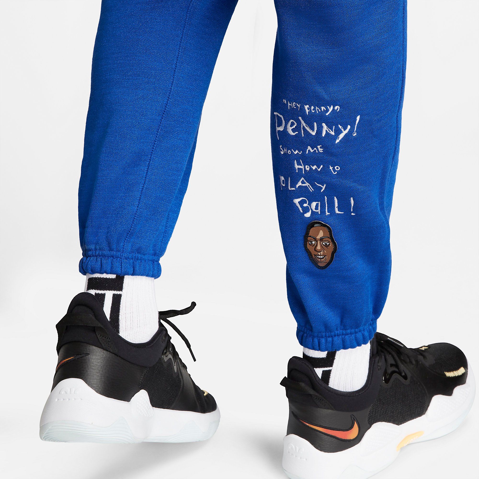  Nike Lil' Penny Premium Basketball Pants - Blue 