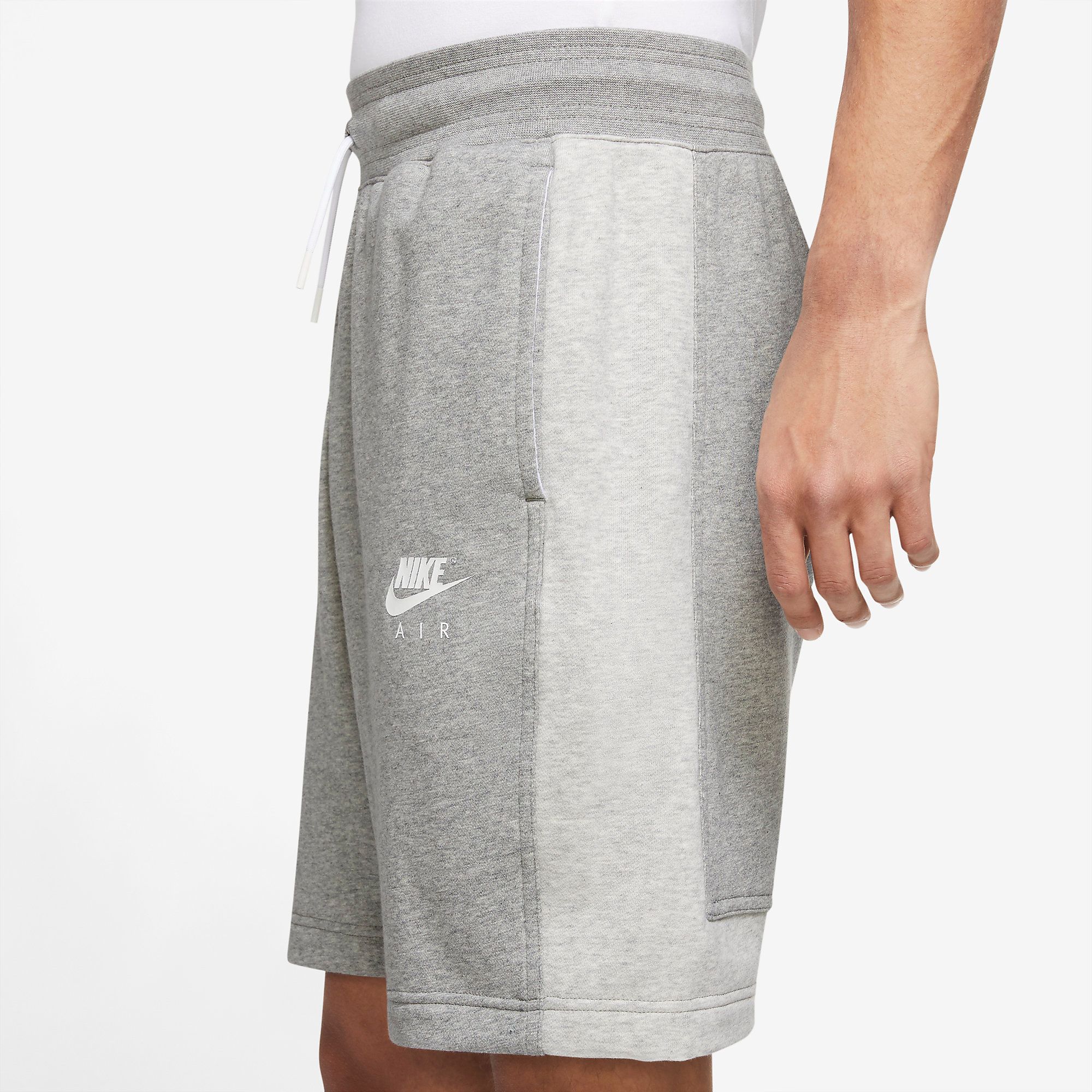  Nike Air French Terry Shorts - Grey Heather 