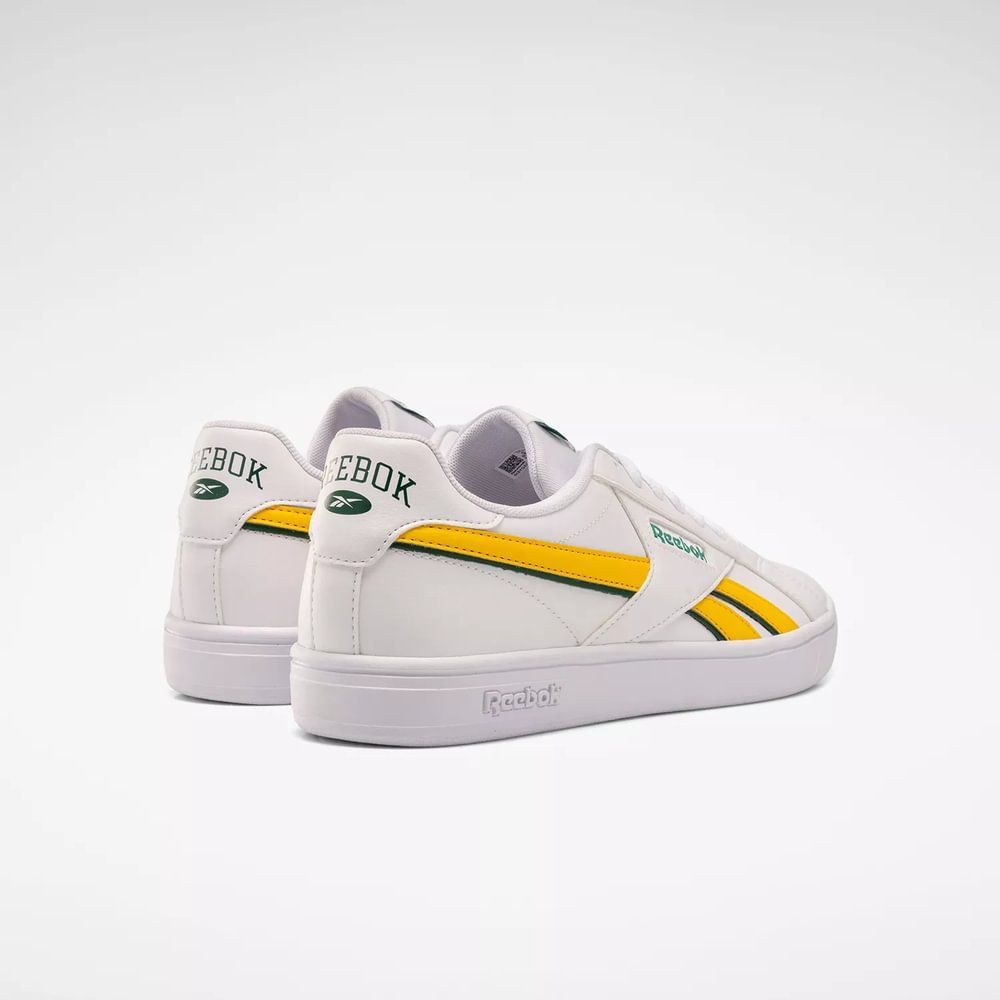 Reebok Court Retro - Cloud White / Bright Yellow / Dark Green