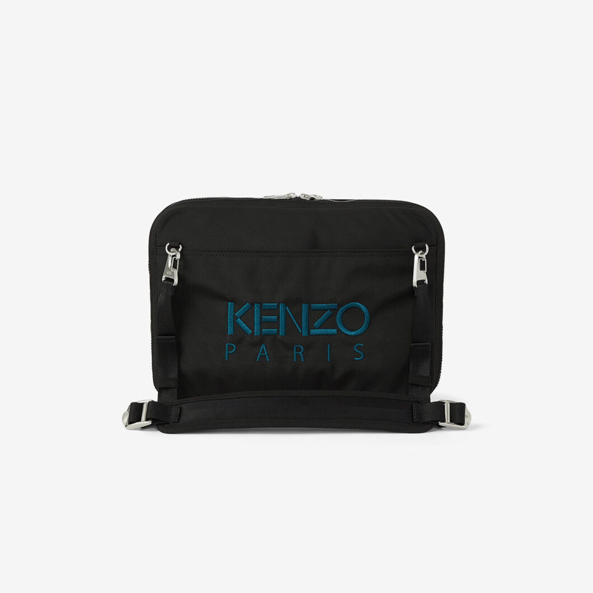 KENZO Kampus Tiger Crossbody Briefcase - Black