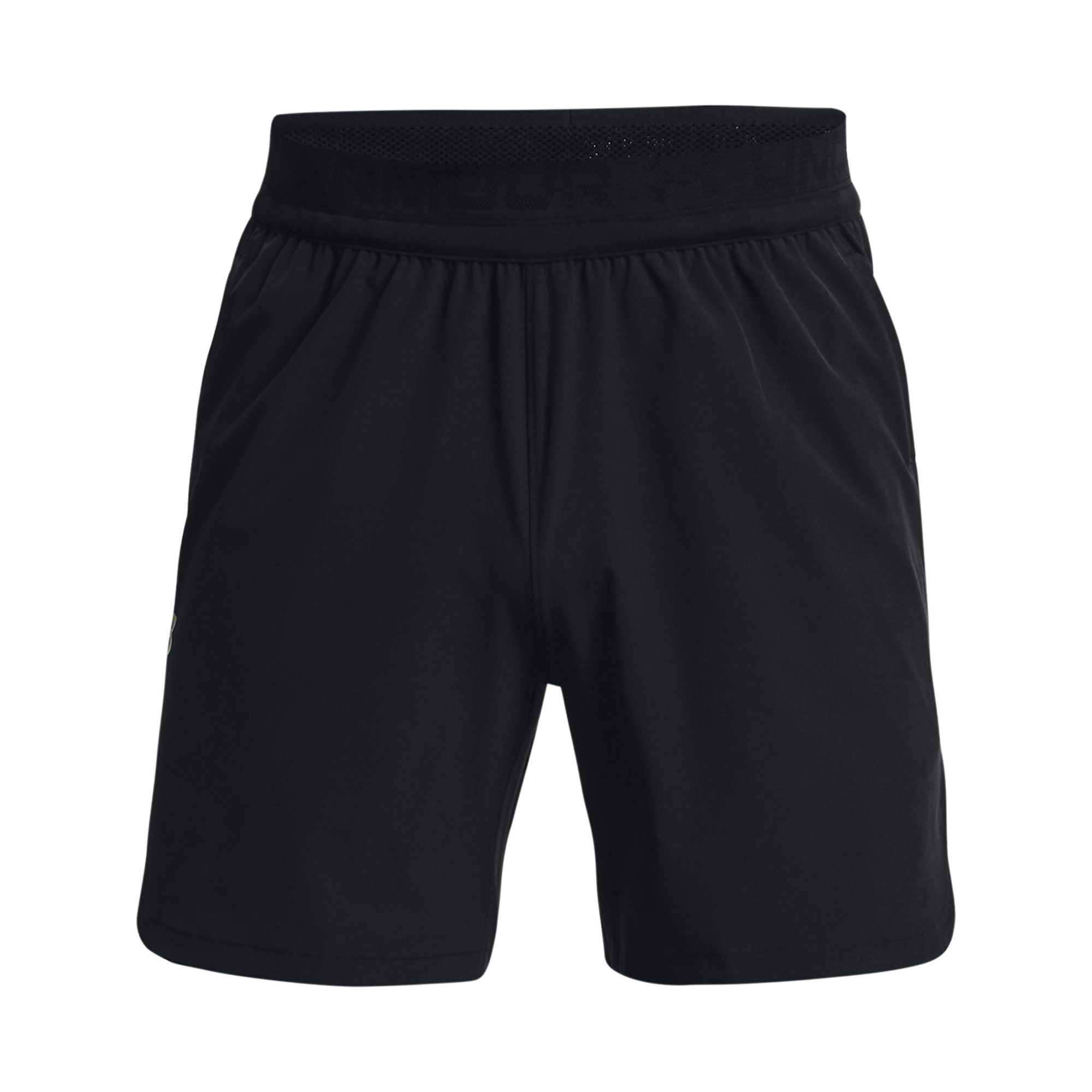  Under Armour Peak Woven Shorts - Black / Pitch Gray 