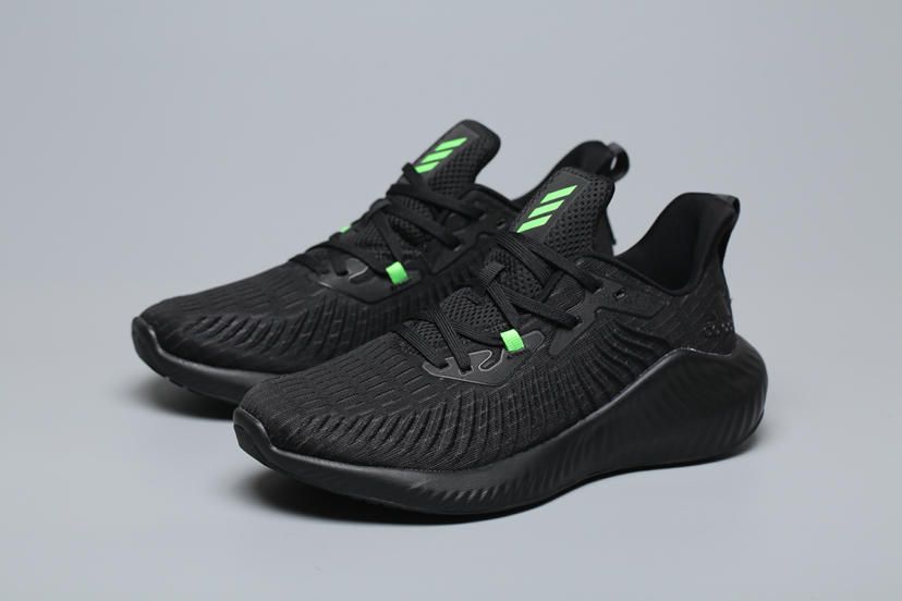 adidas Alphabounce 'Black/Green'