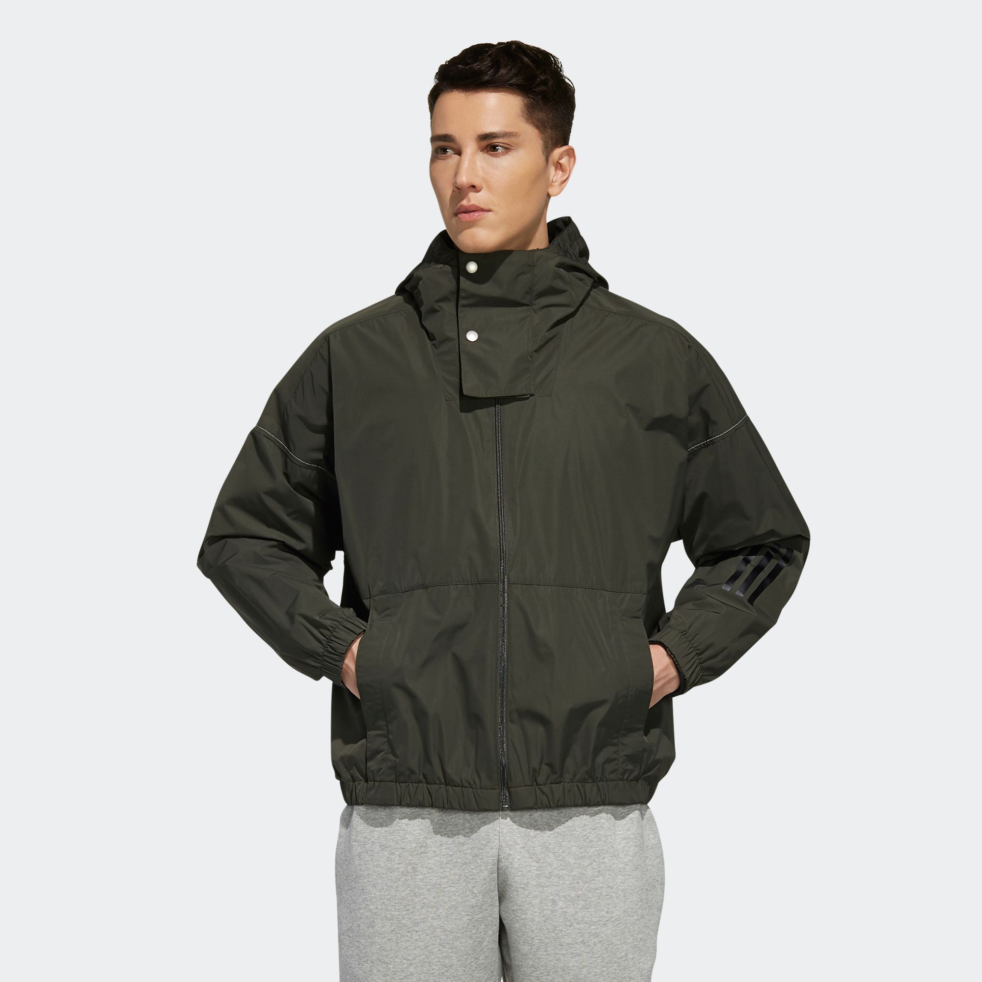 adidas S2S Woven Climalite Jacket - Deep Green