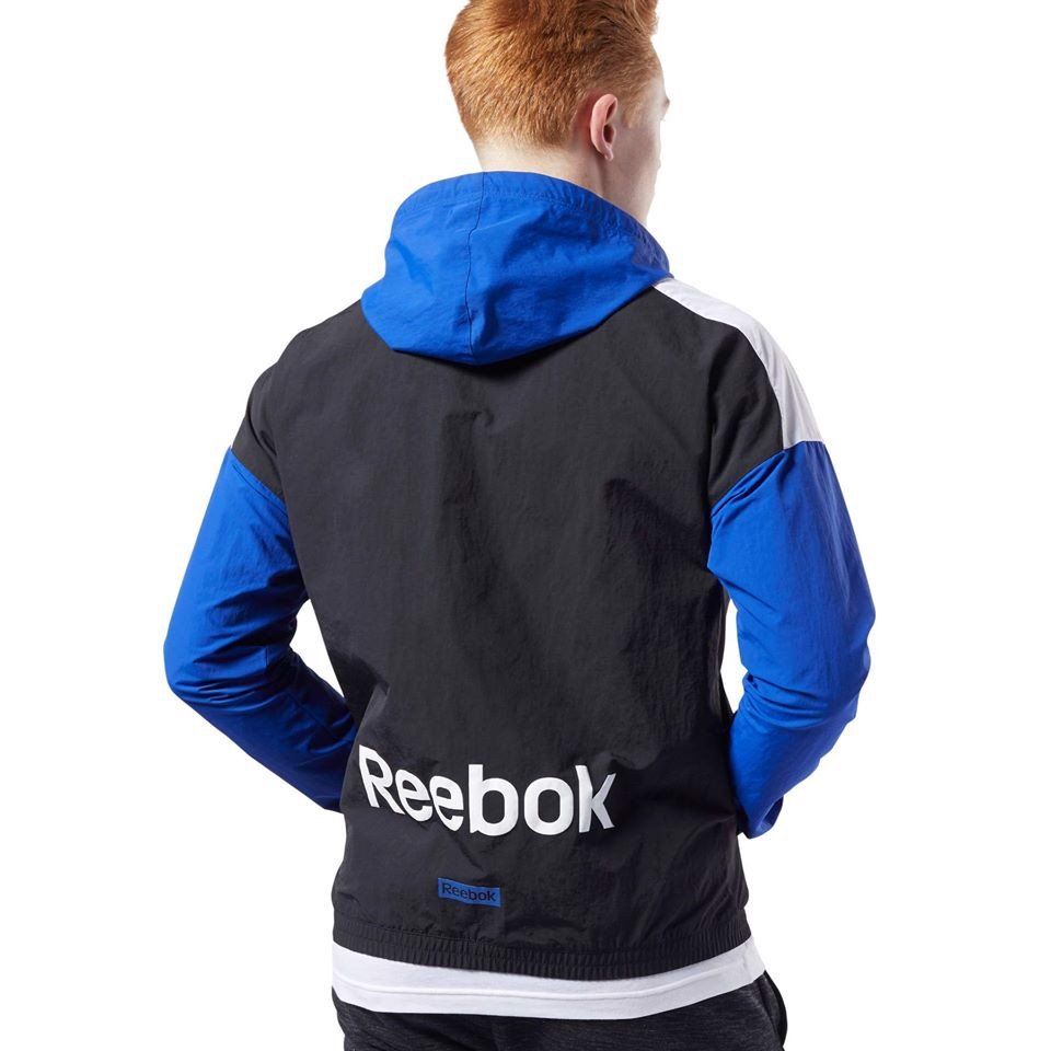Reebok Training Essentials Linear Logo Windbreaker 'Blue'