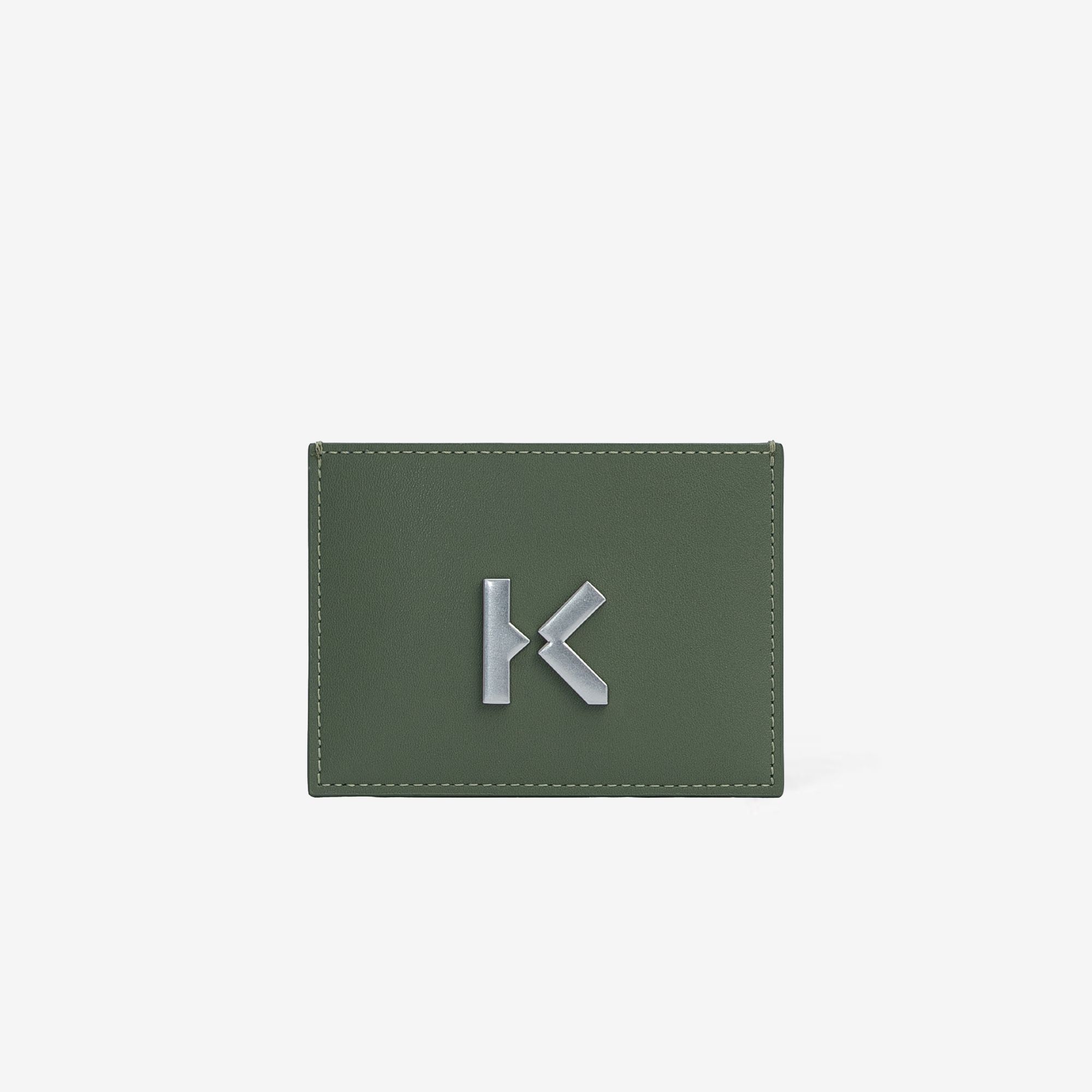  KENZO K Logo Card Holder - Olive 