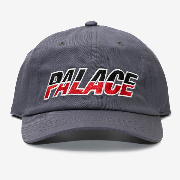  Palace Split Logo Hat - Grey 