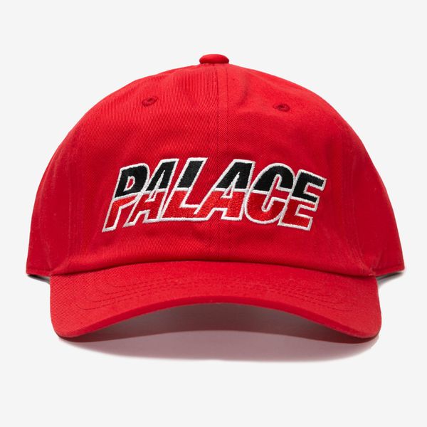 Palace Split Logo Hat - Red 