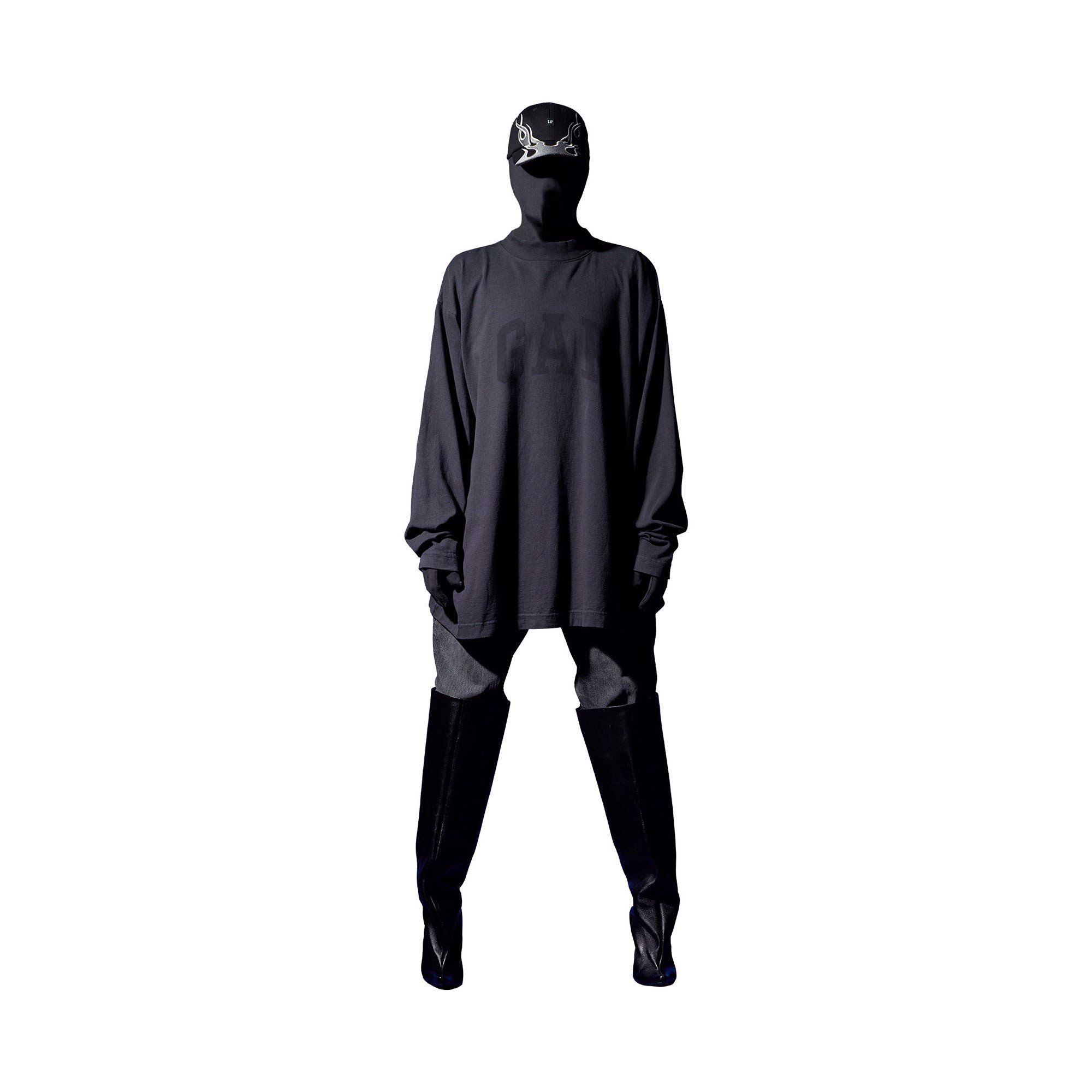 YEEZY GAP engineered by Balenciaga Dove Long-Sleeve Tee - Dark Grey
