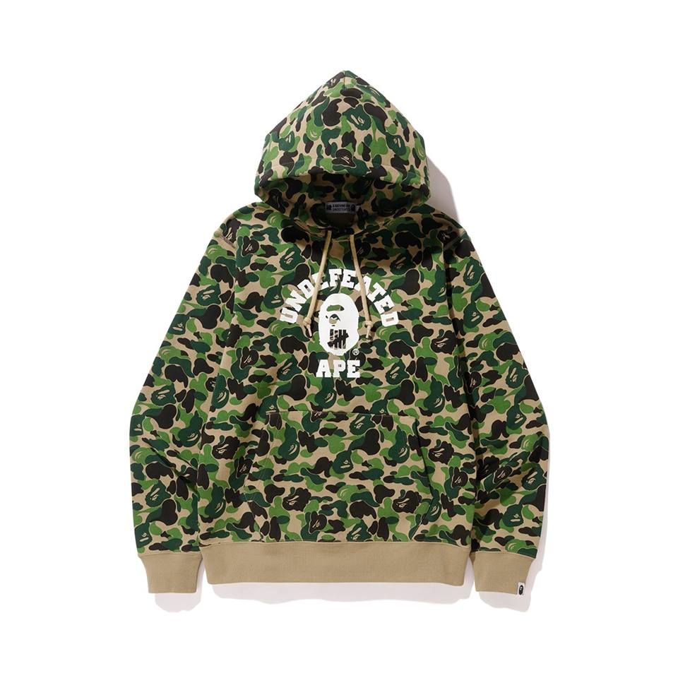 A Bathing Ape x UNDEFEATED First Camo Pullover Hoodie SS18