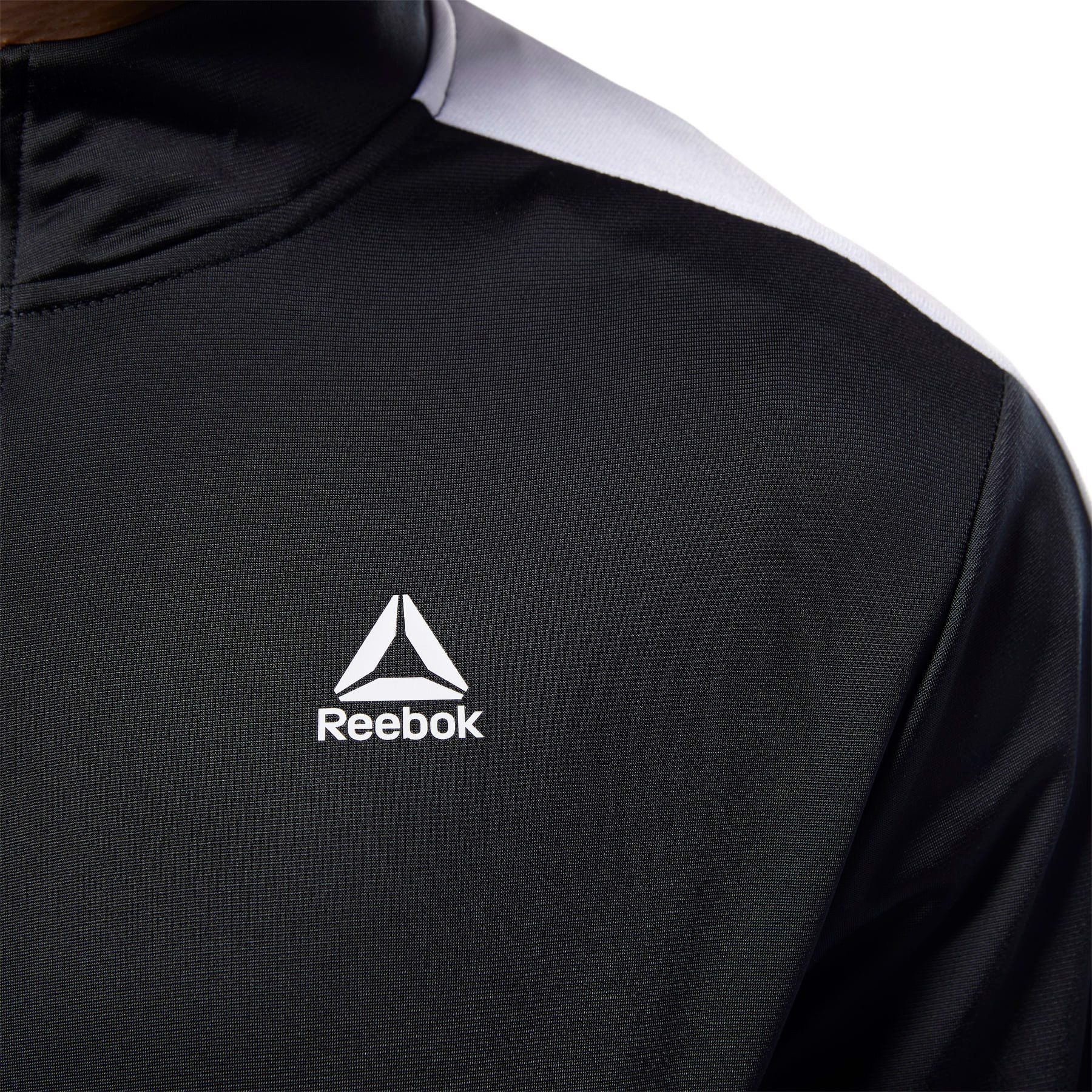  Reebok Essentials Linear Logo Track Jacket - Black 