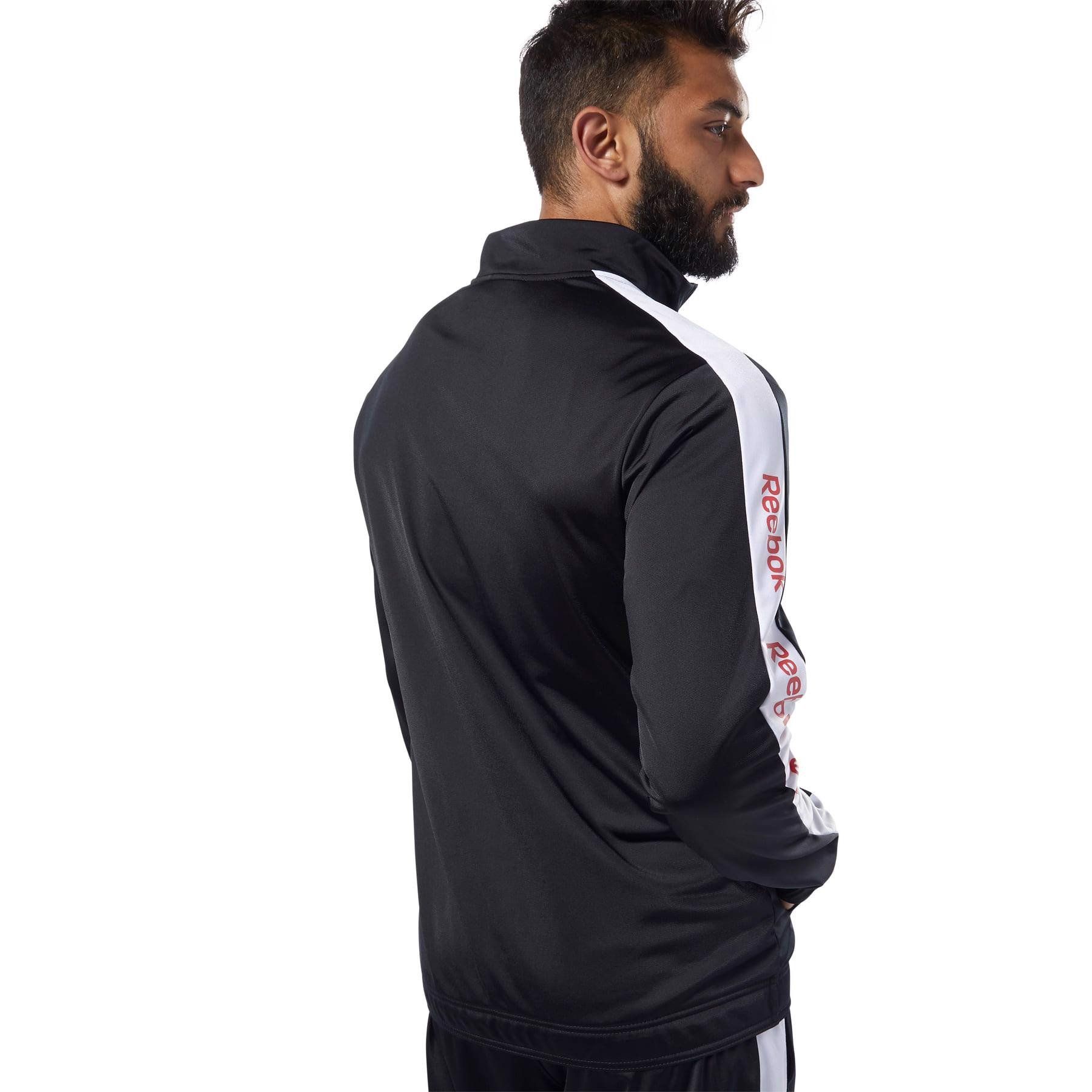  Reebok Essentials Linear Logo Track Jacket - Black 