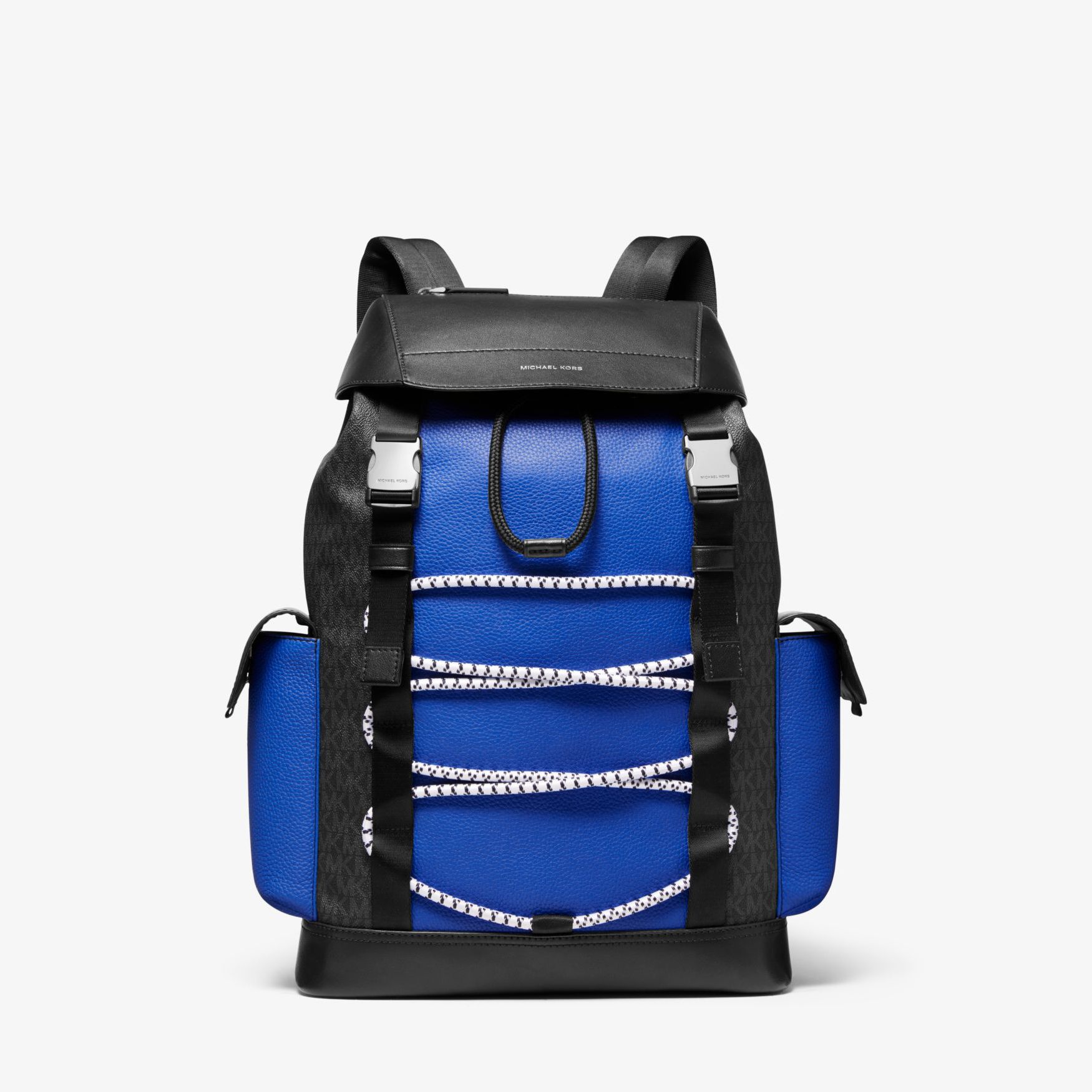 Michael Kors Greyson Logo Mixed-Media Backpack