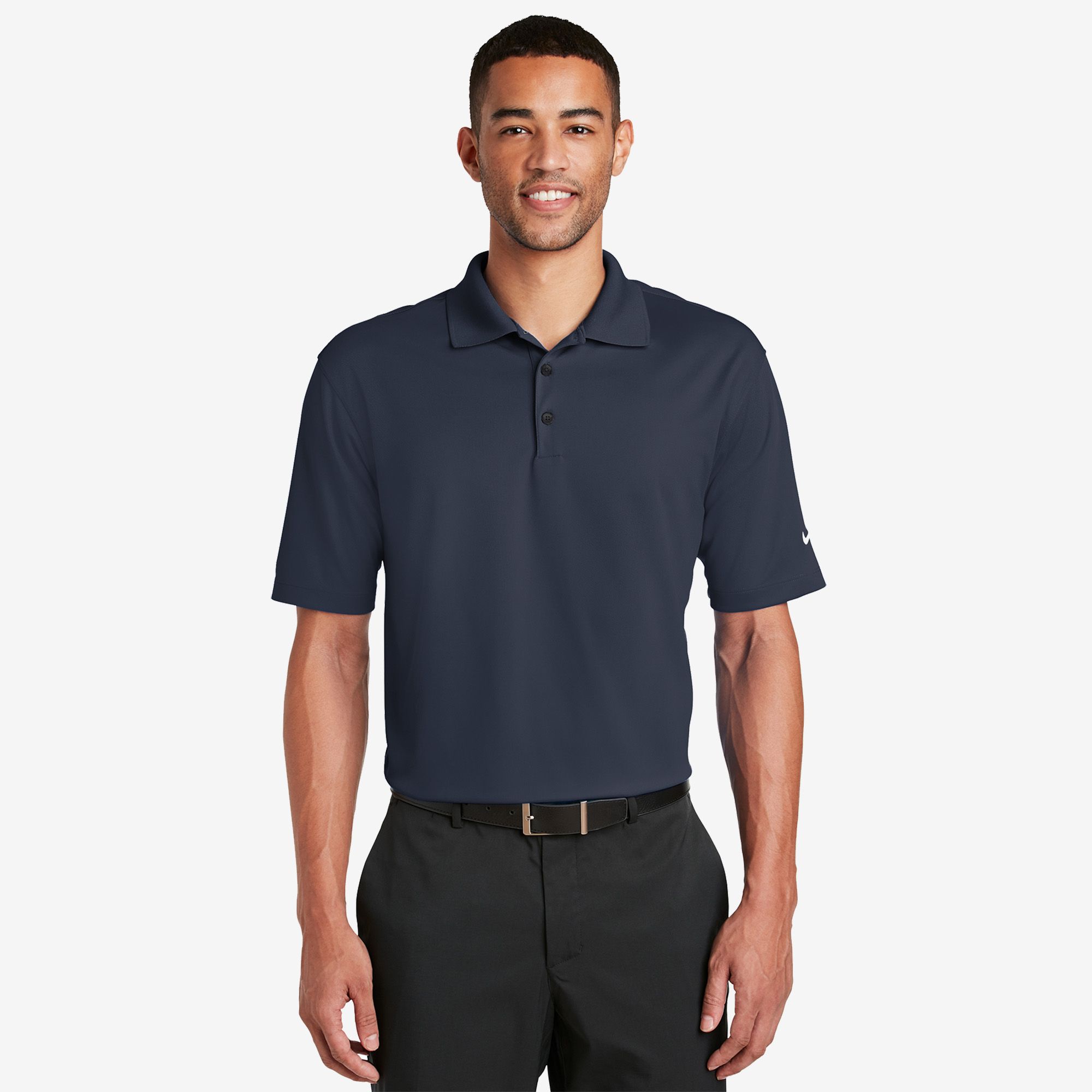 Nike Dri-FIT Micro Pique Golf Polo - Navy