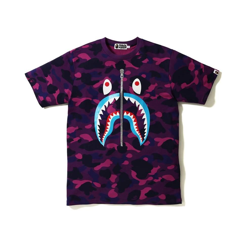 Color Camo Shark Tee SS18