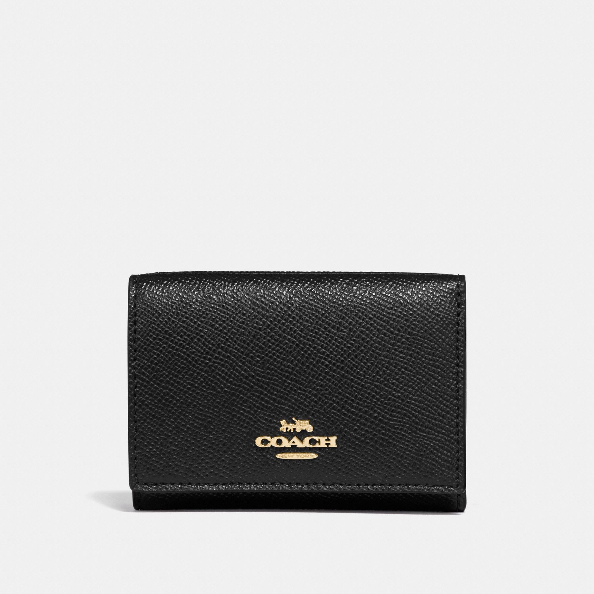Coach Small Flap Wallet 'Black'