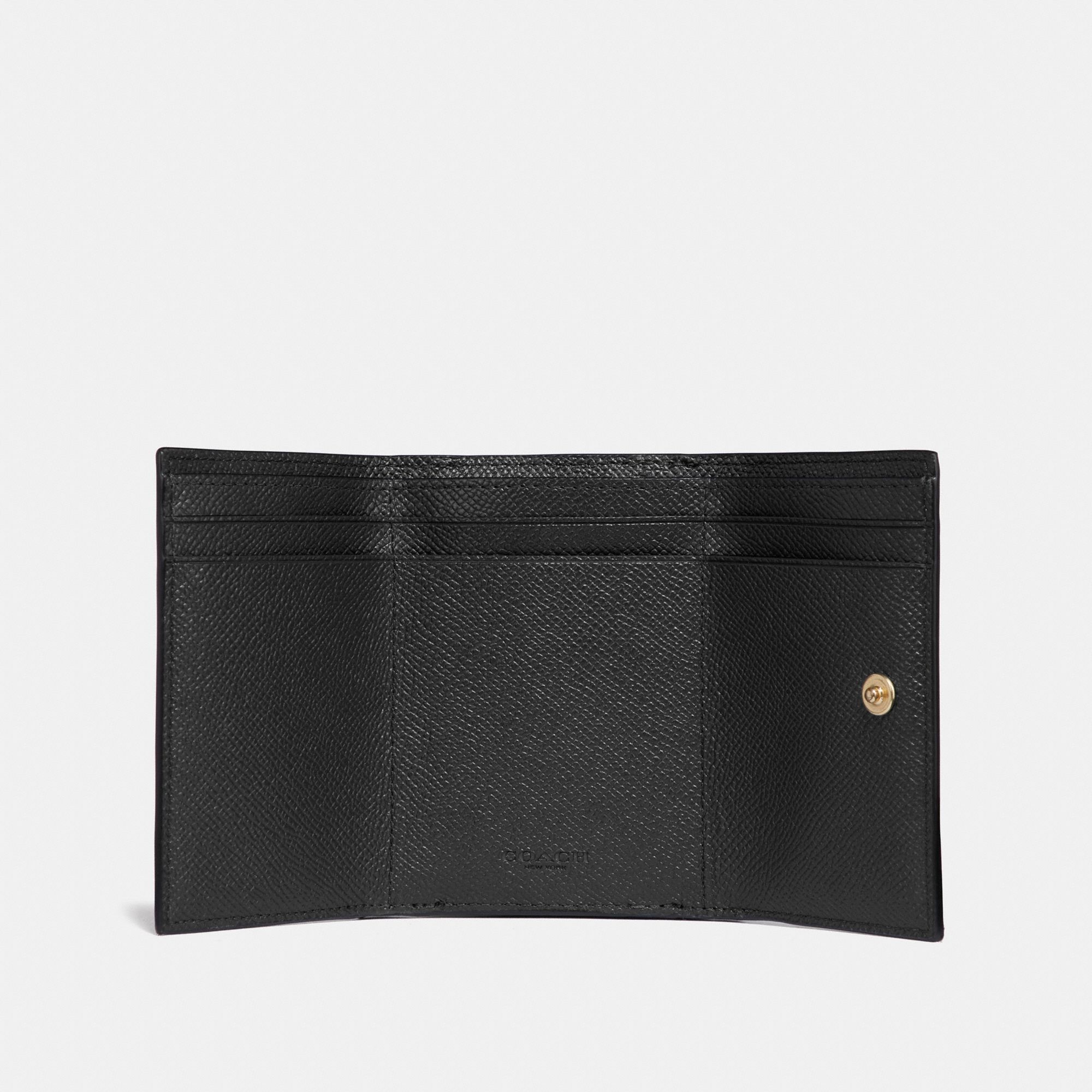 Coach Small Flap Wallet 'Black'