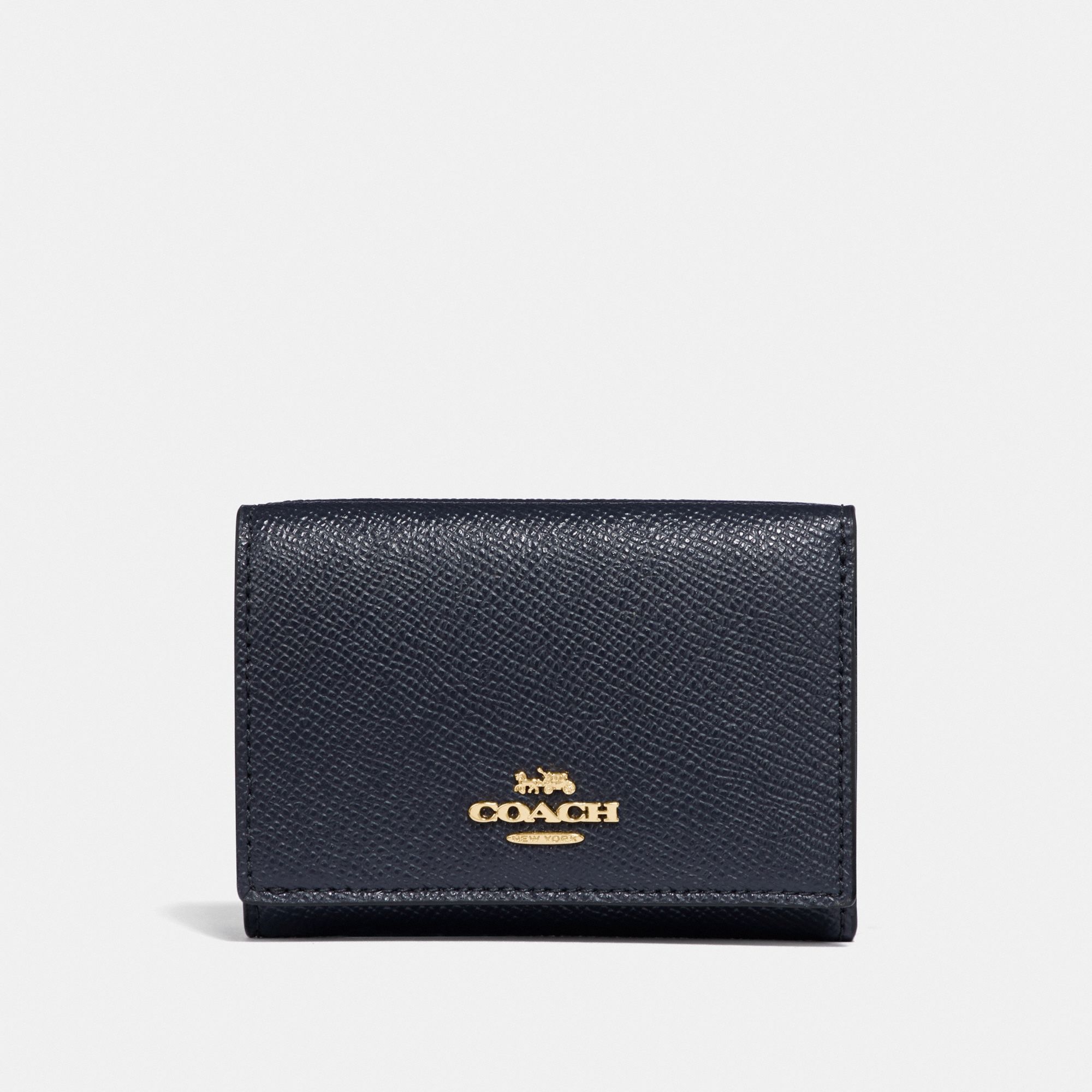 Coach Small Flap Wallet 'Navy'