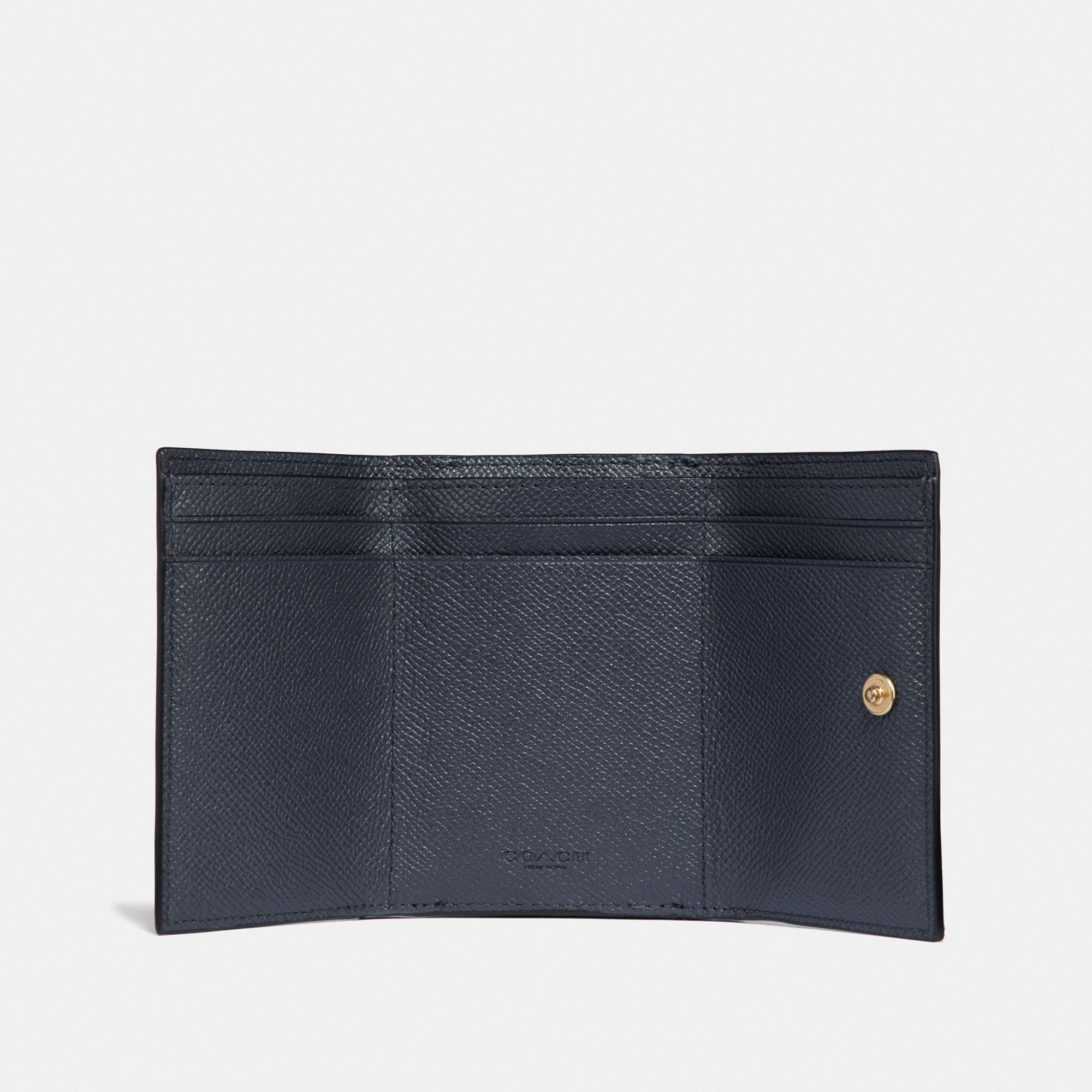Coach Small Flap Wallet 'Navy'