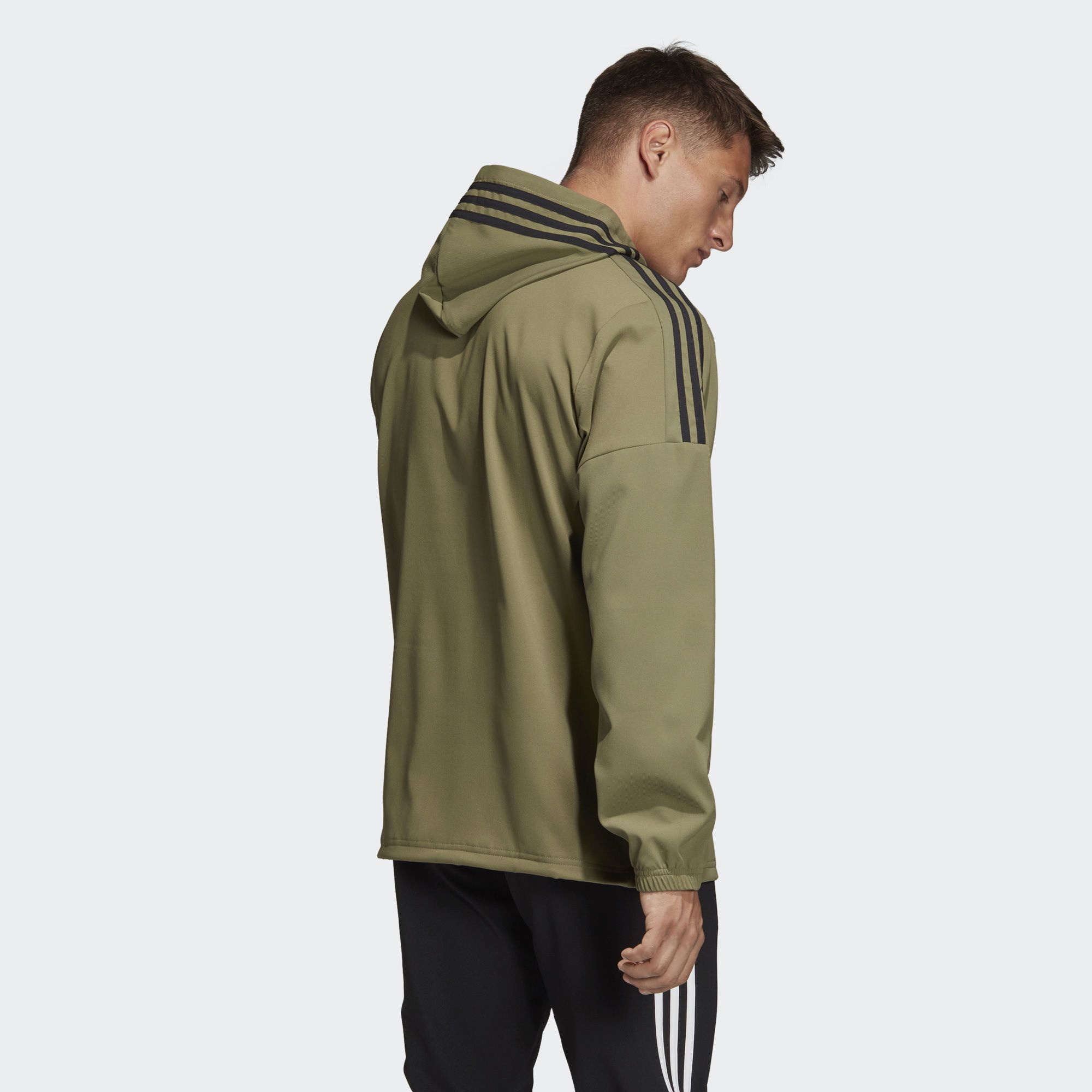  adidas Sport ID Woven Anorak - Raw Khaki 