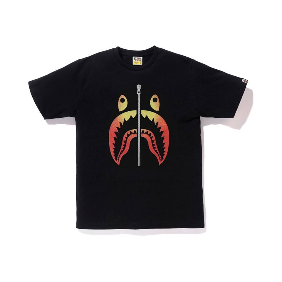 Glass Beads Gradation Shark Tee SS18