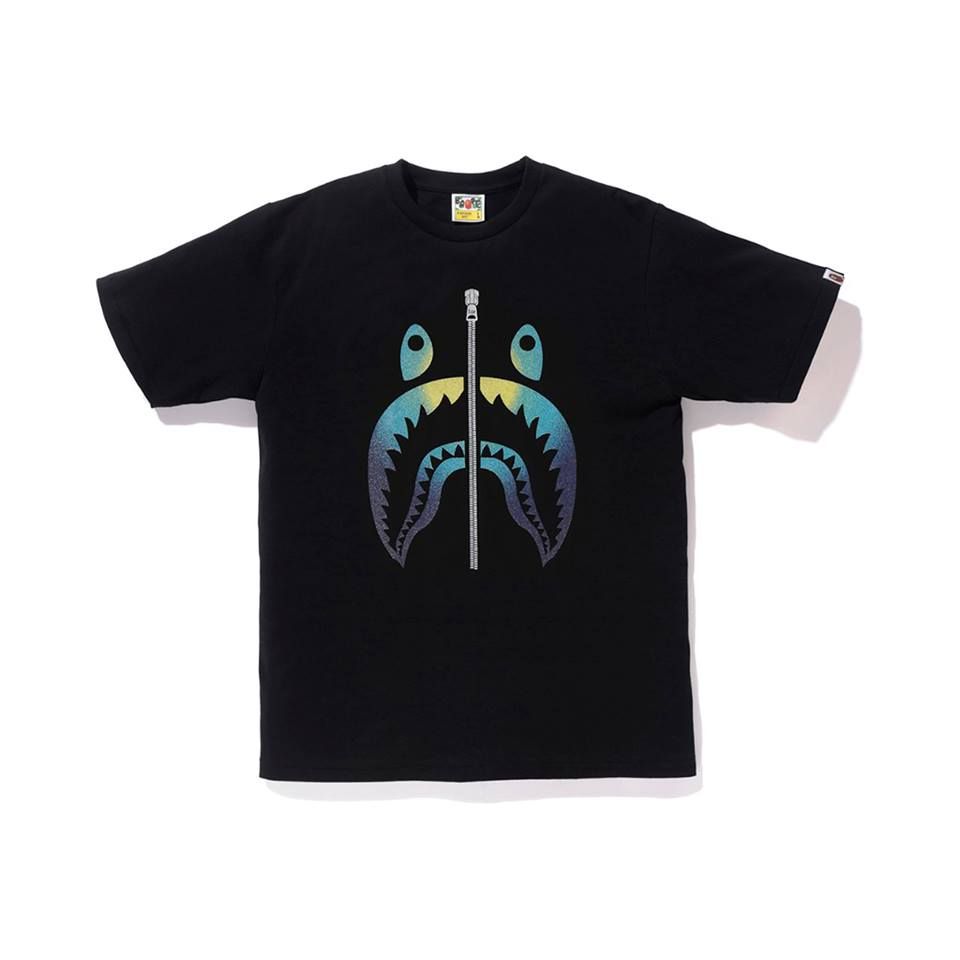 Glass Beads Gradation Shark Tee SS18