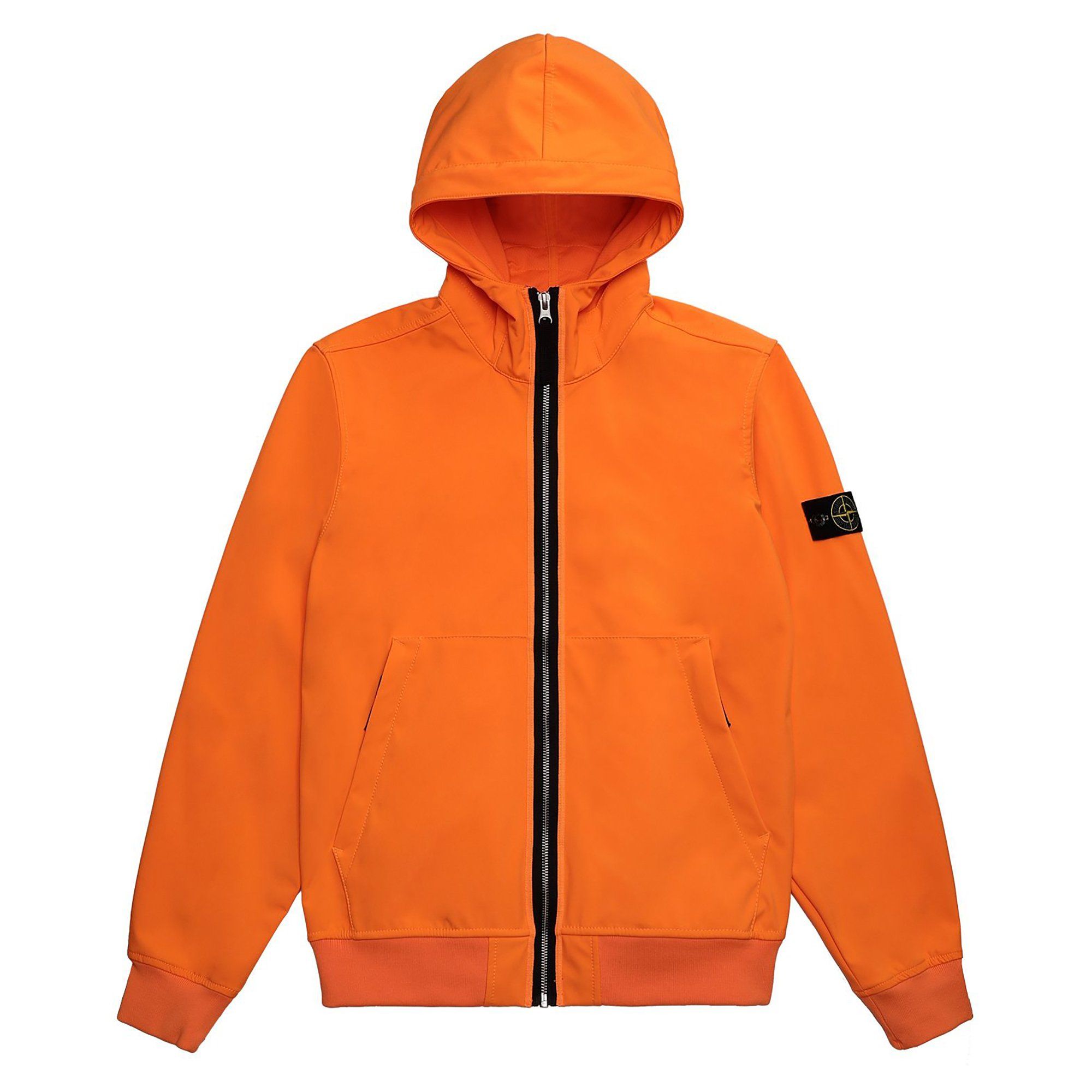 STONE ISLAND JUNIOR 40734 LIGHT SOFT SHELL-R - FLUO ORANGE